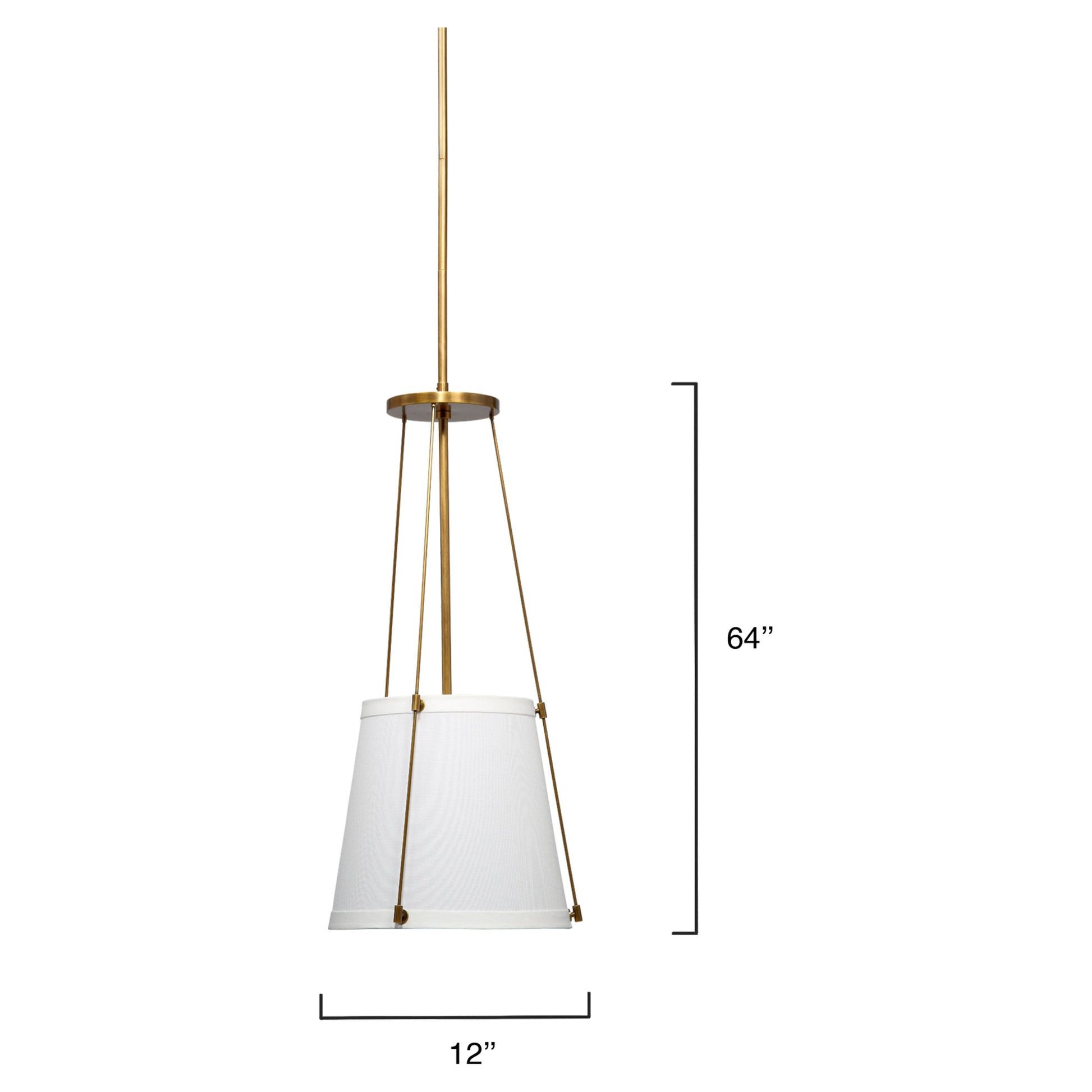 California Metal 1-Light Pendant by Jamie Young