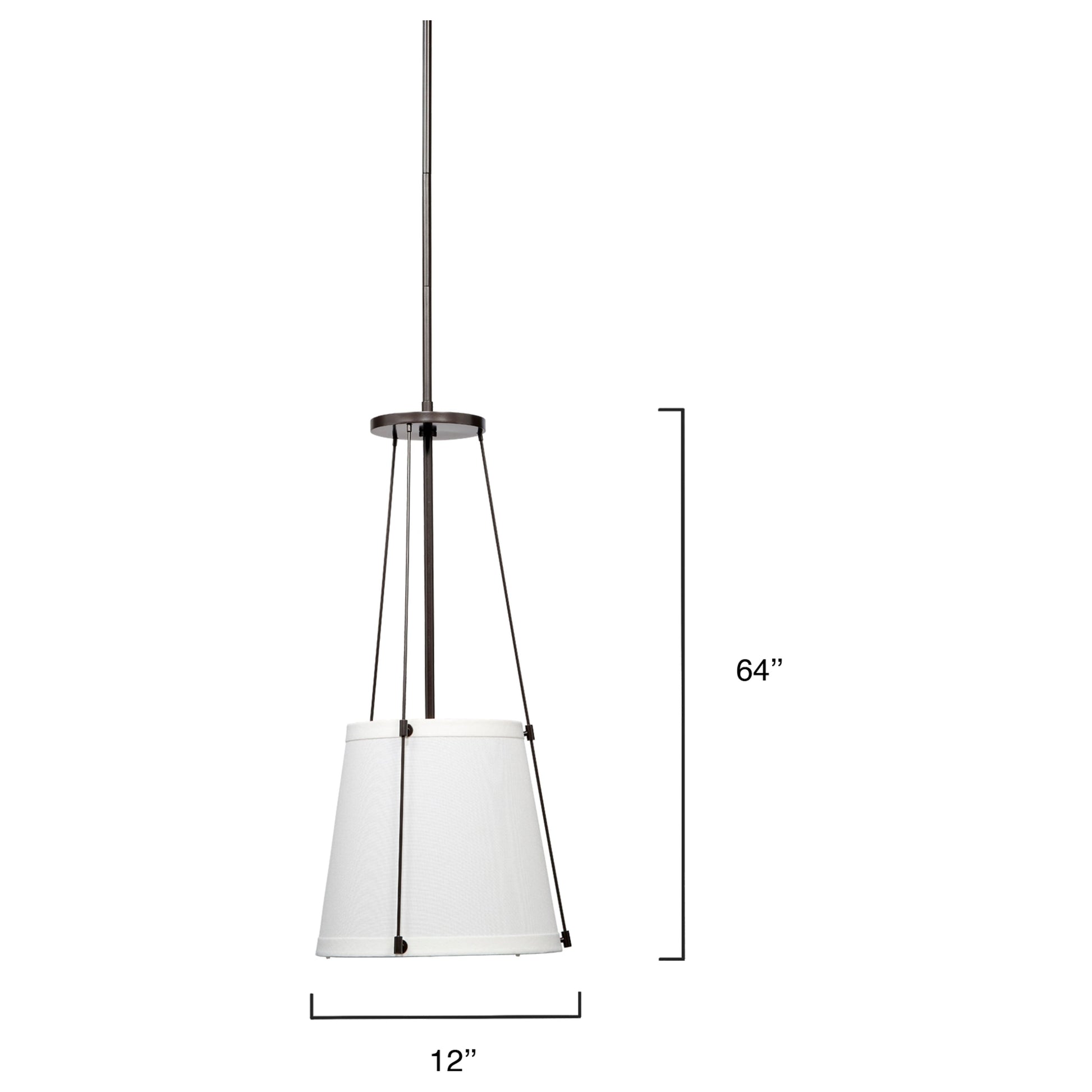 California Metal 1-Light Pendant by Jamie Young