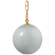 Camber 1-Light Glass Pendant, Blue by Jamie Young