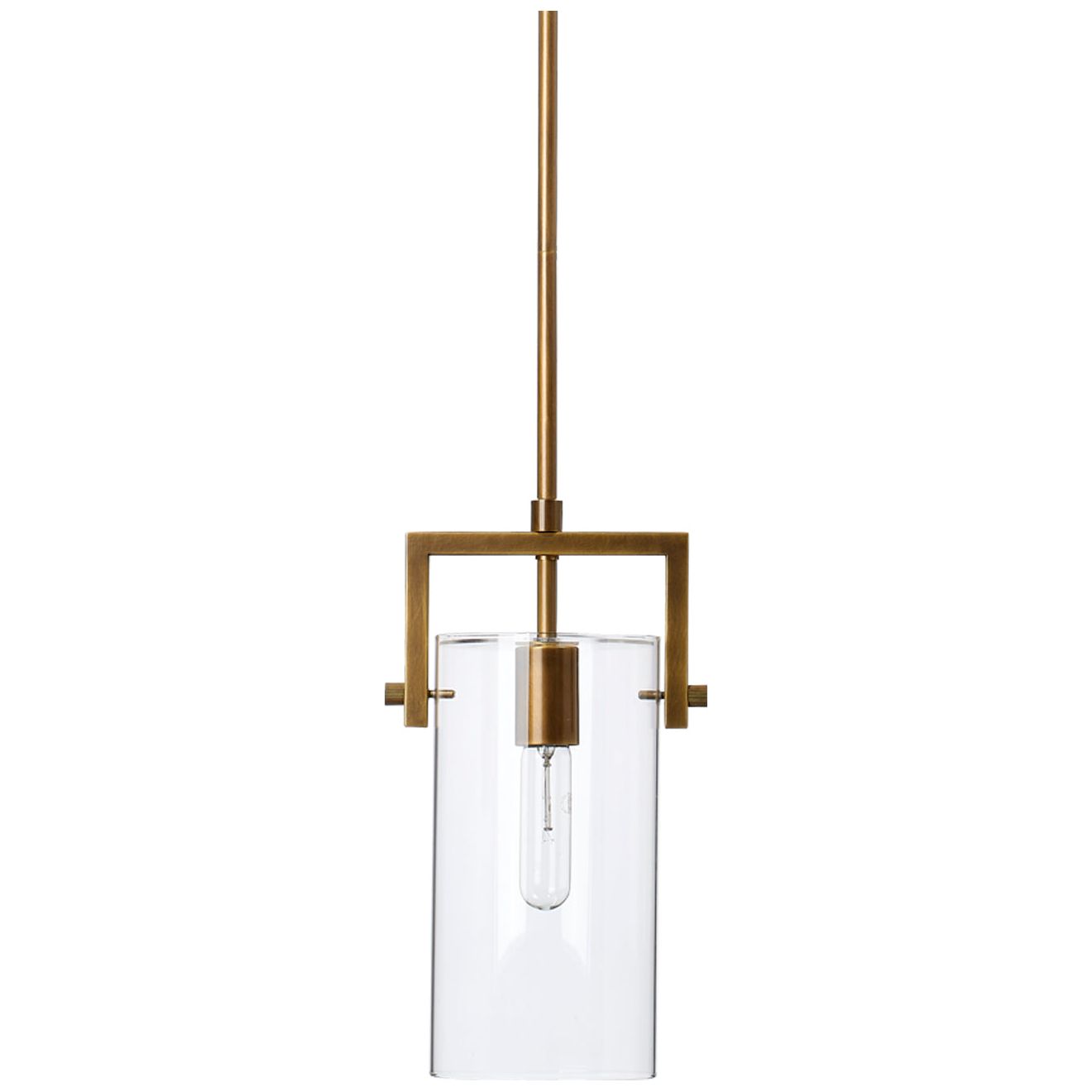 Cambrai Brass & Glass Pendant, Small by Jamie Young