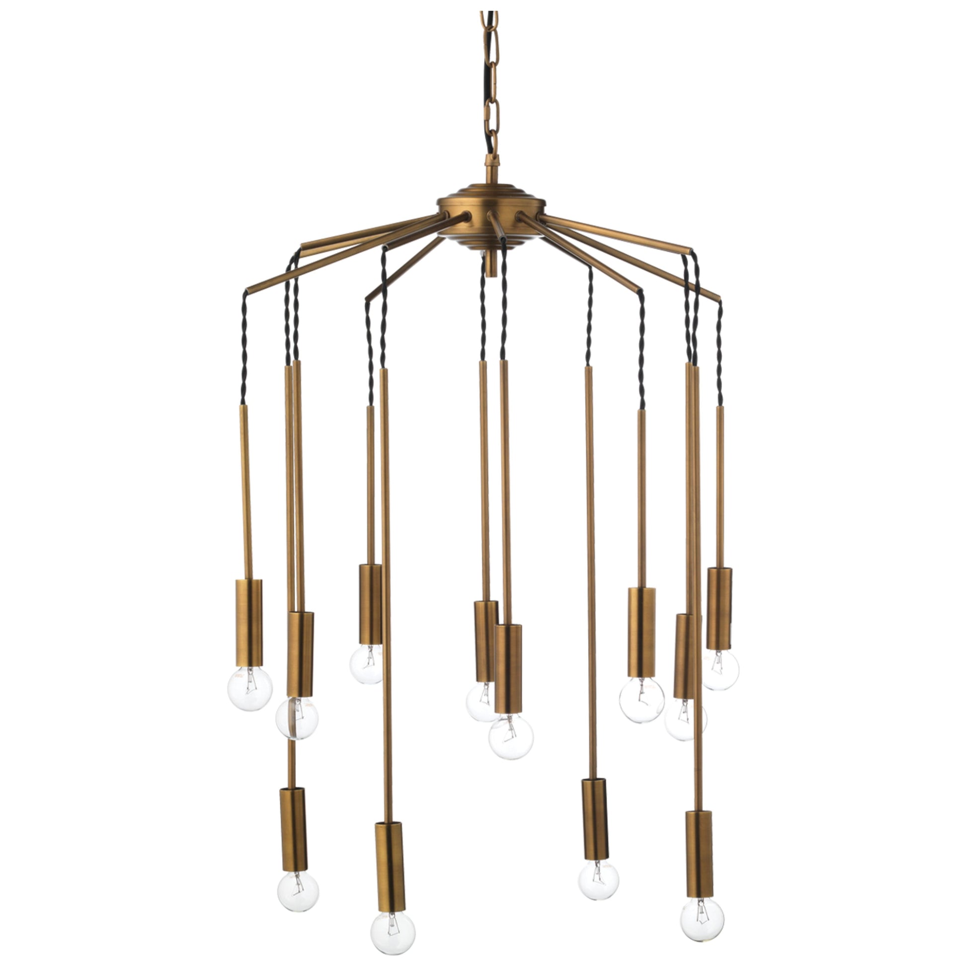 Cascade 12-Light Metal Chandelier by Jamie Young