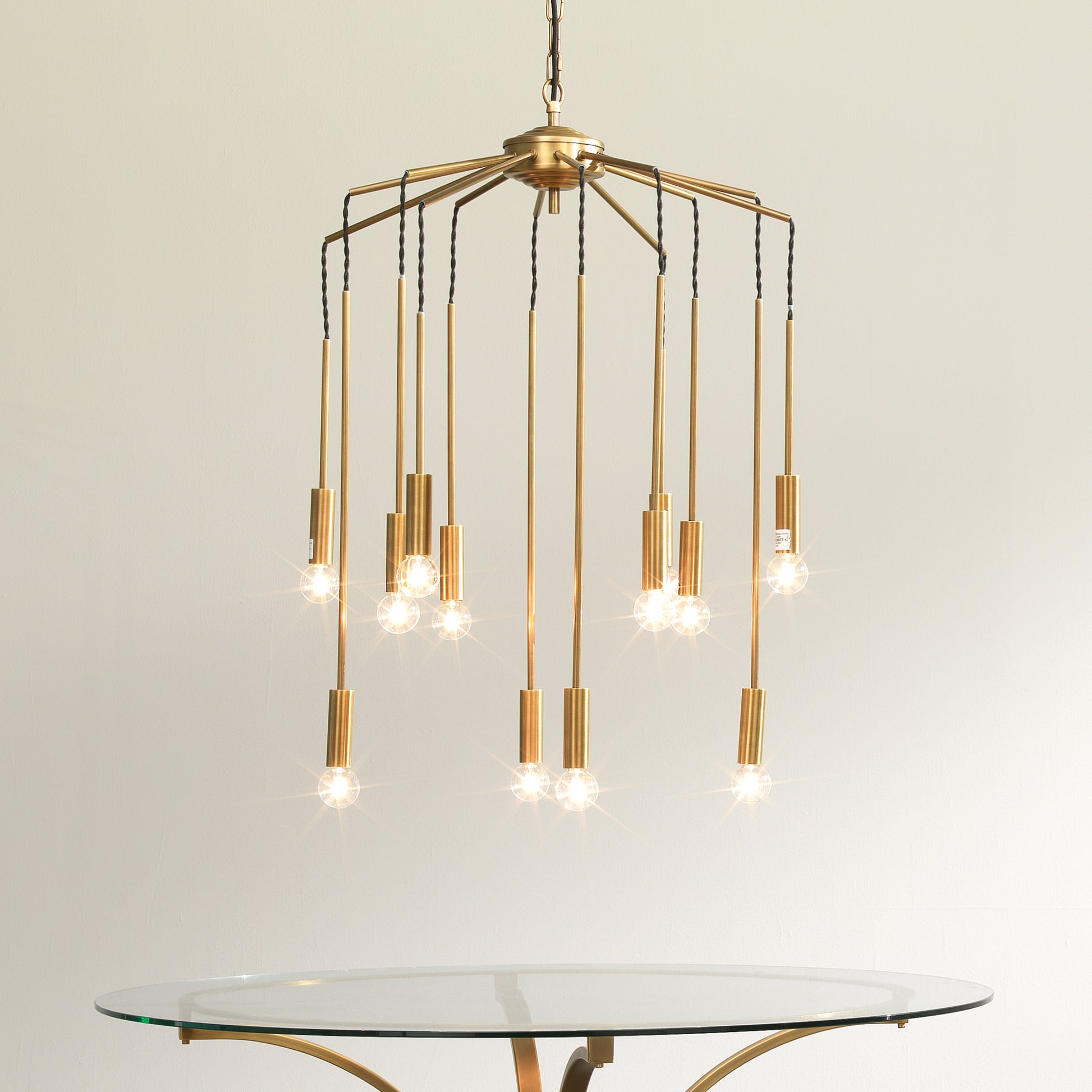 Cascade 12-Light Metal Chandelier by Jamie Young