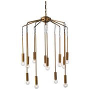 Cascade 12-Light Metal Chandelier by Jamie Young