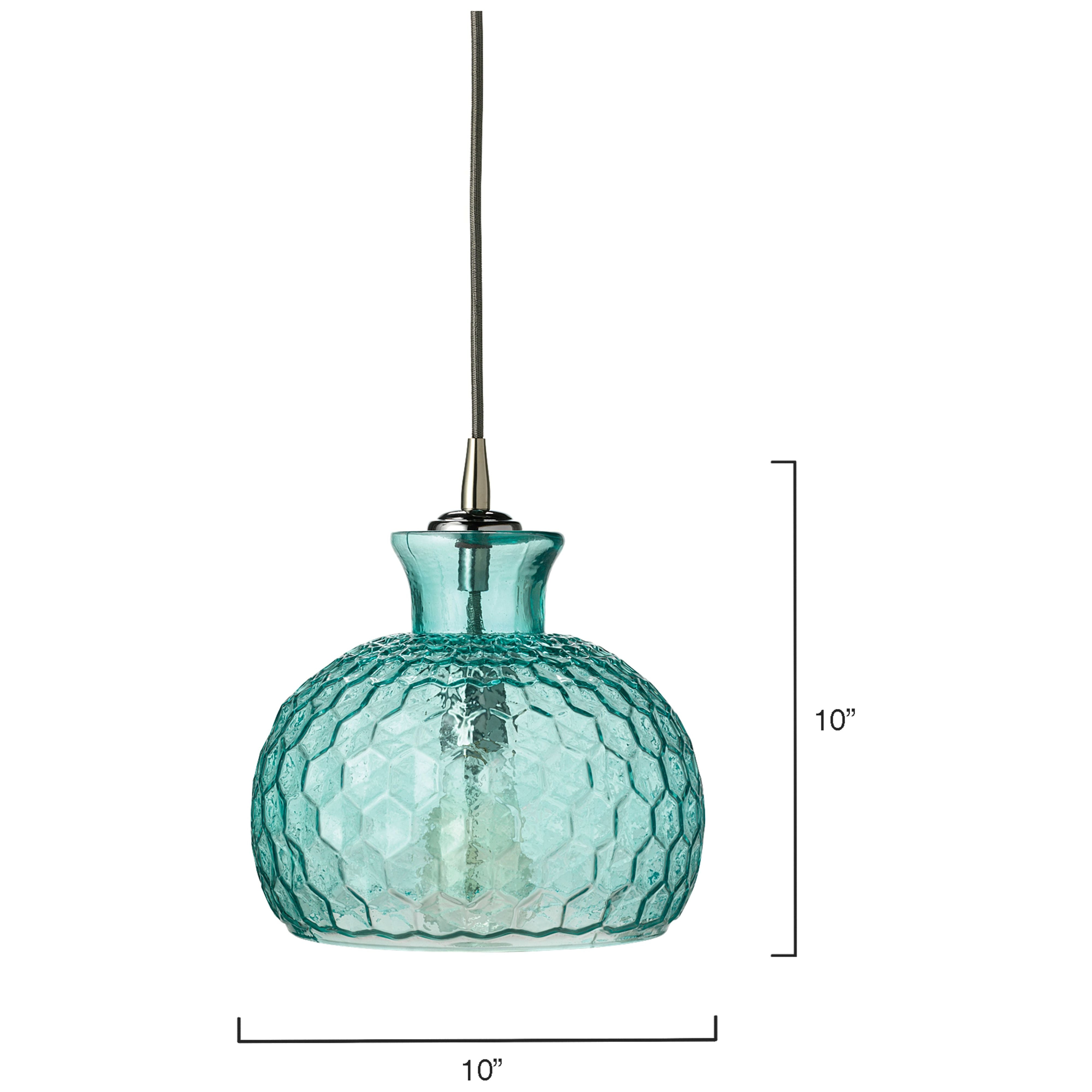 Clark 1-Light Glass Pendant by Jamie Young