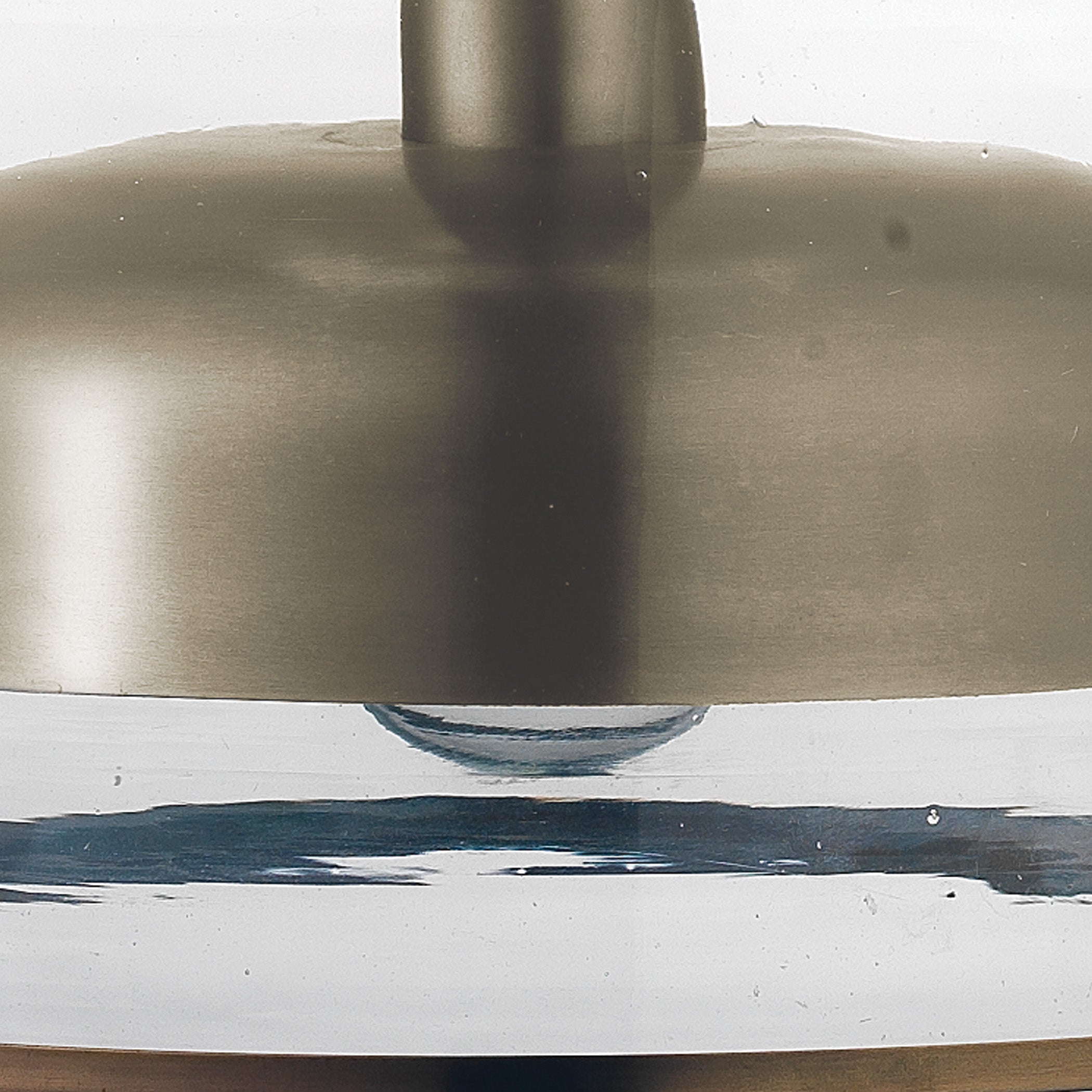 Clyde Glass 1-Light Metal and Glass Pendant by Jamie Young