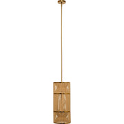 Congruent 1-Light Iron and Cotton Pendant by Jamie Young