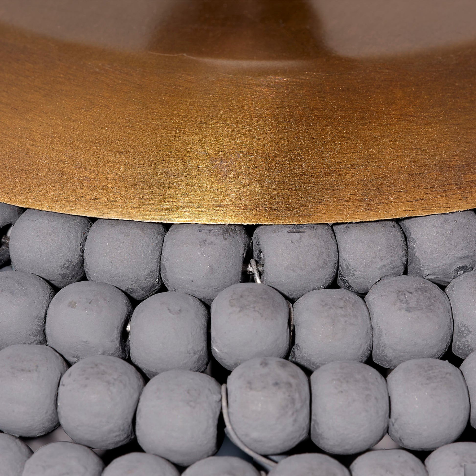 Creekside 1-Light Beaded Pendant, Slate Blue by Jamie Young