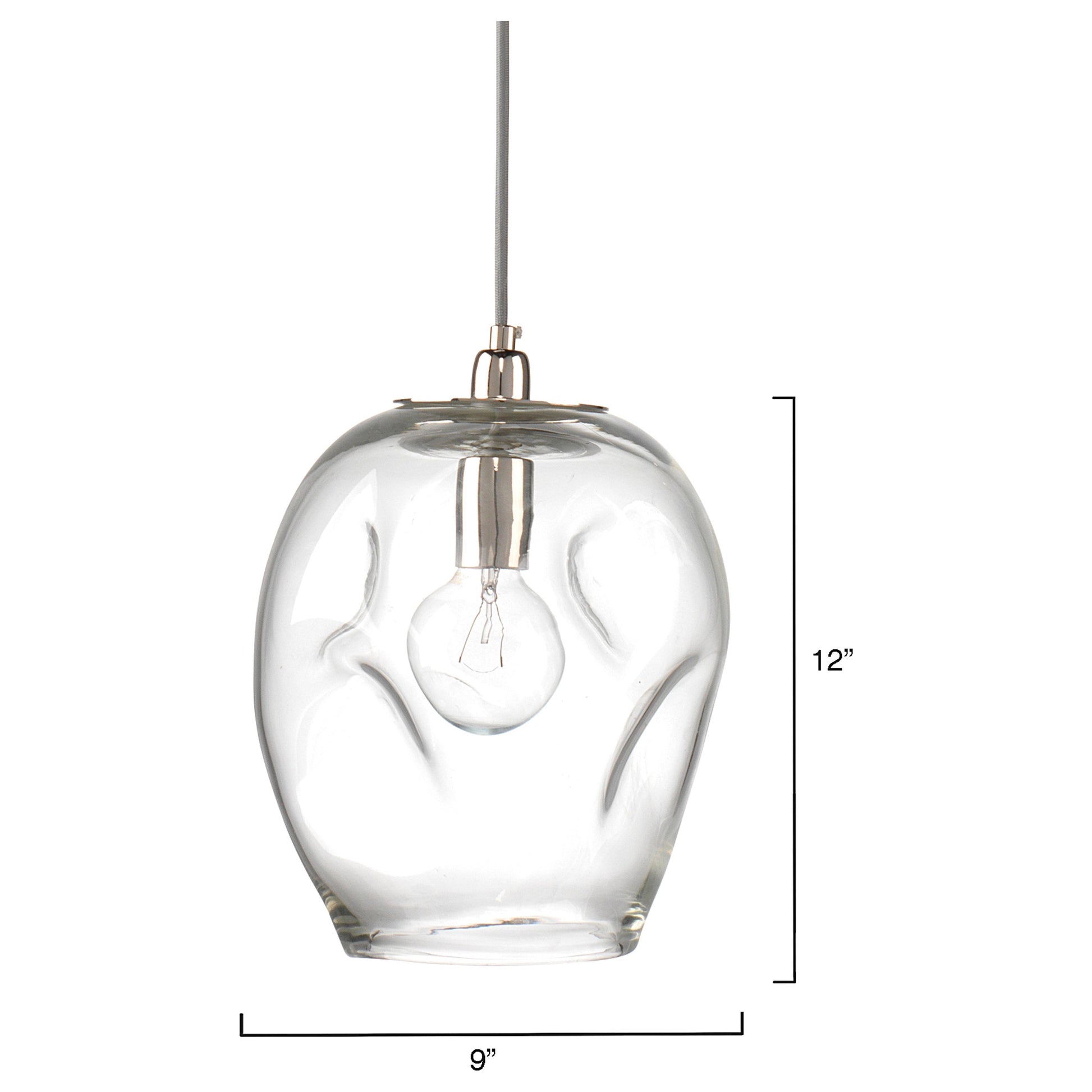 Dimpled Glass Pendant by Jamie Young