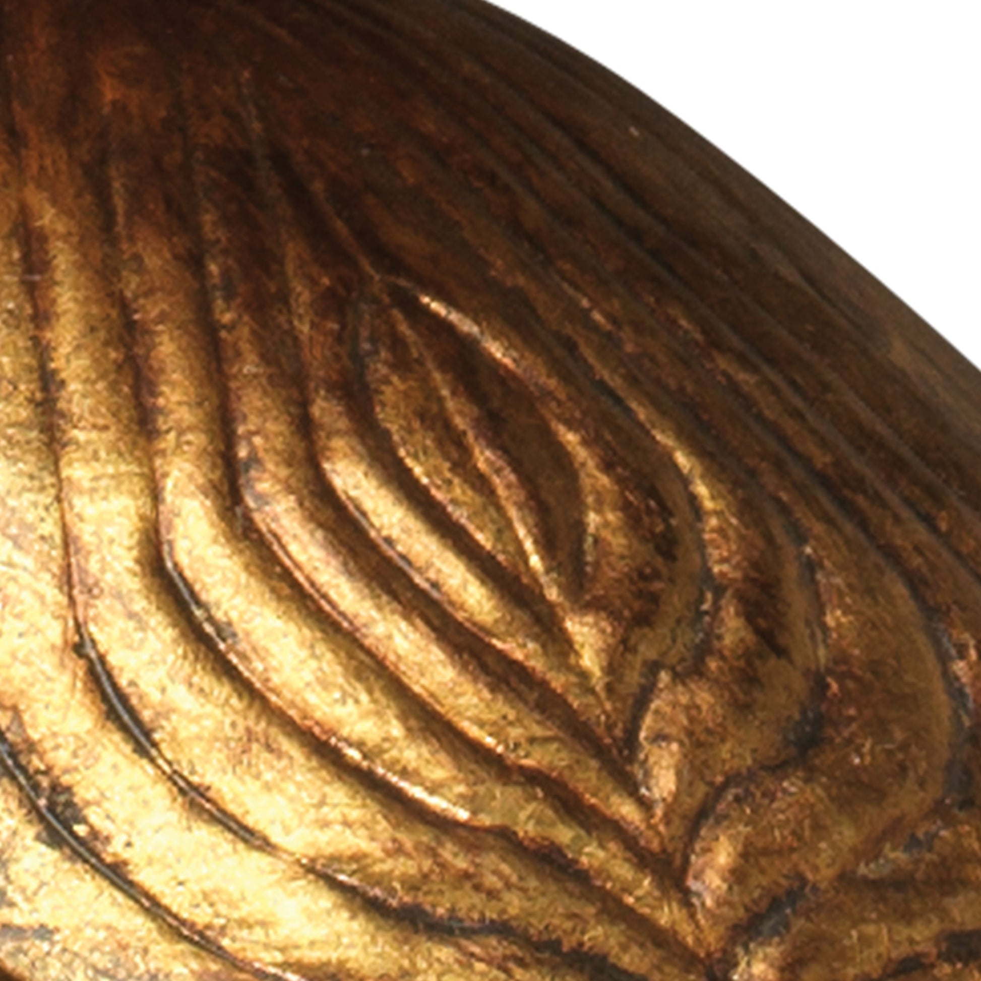 Flowering Lotus Iron Pendant, Antique Gold by Jamie Young
