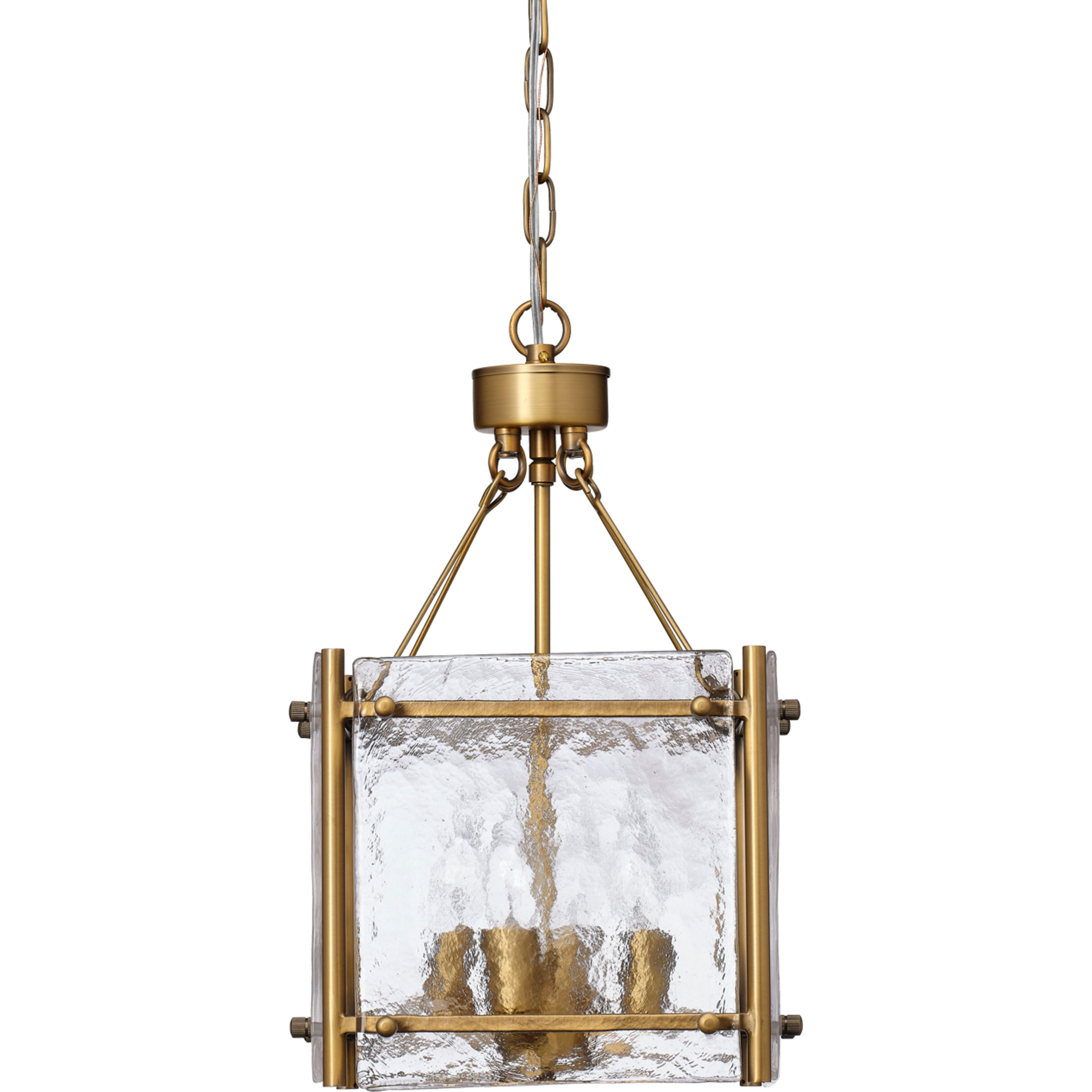 Glenn Small Square Metal 4-Light Chandelier by Jamie Young