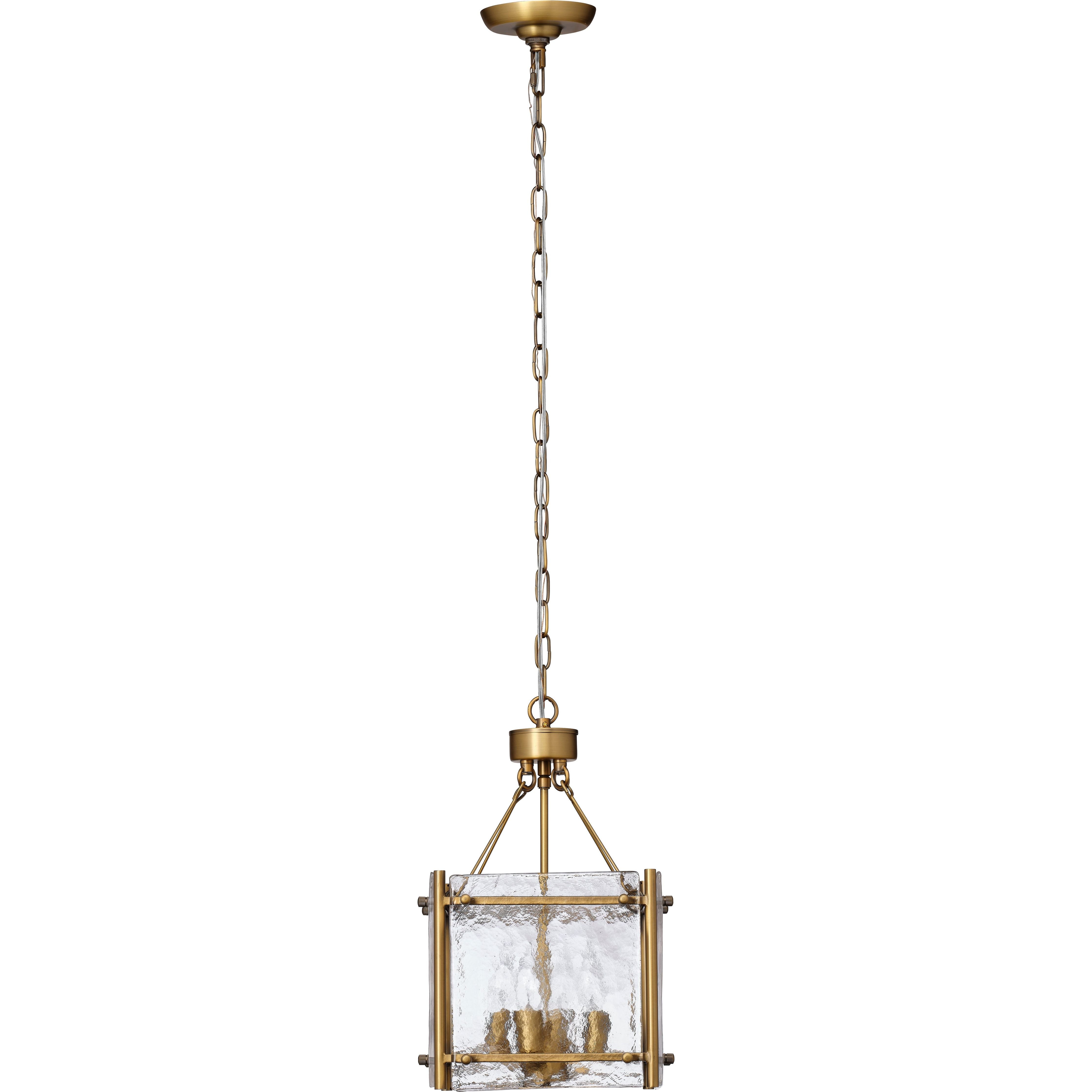 Glenn Small Square Metal 4-Light Chandelier by Jamie Young