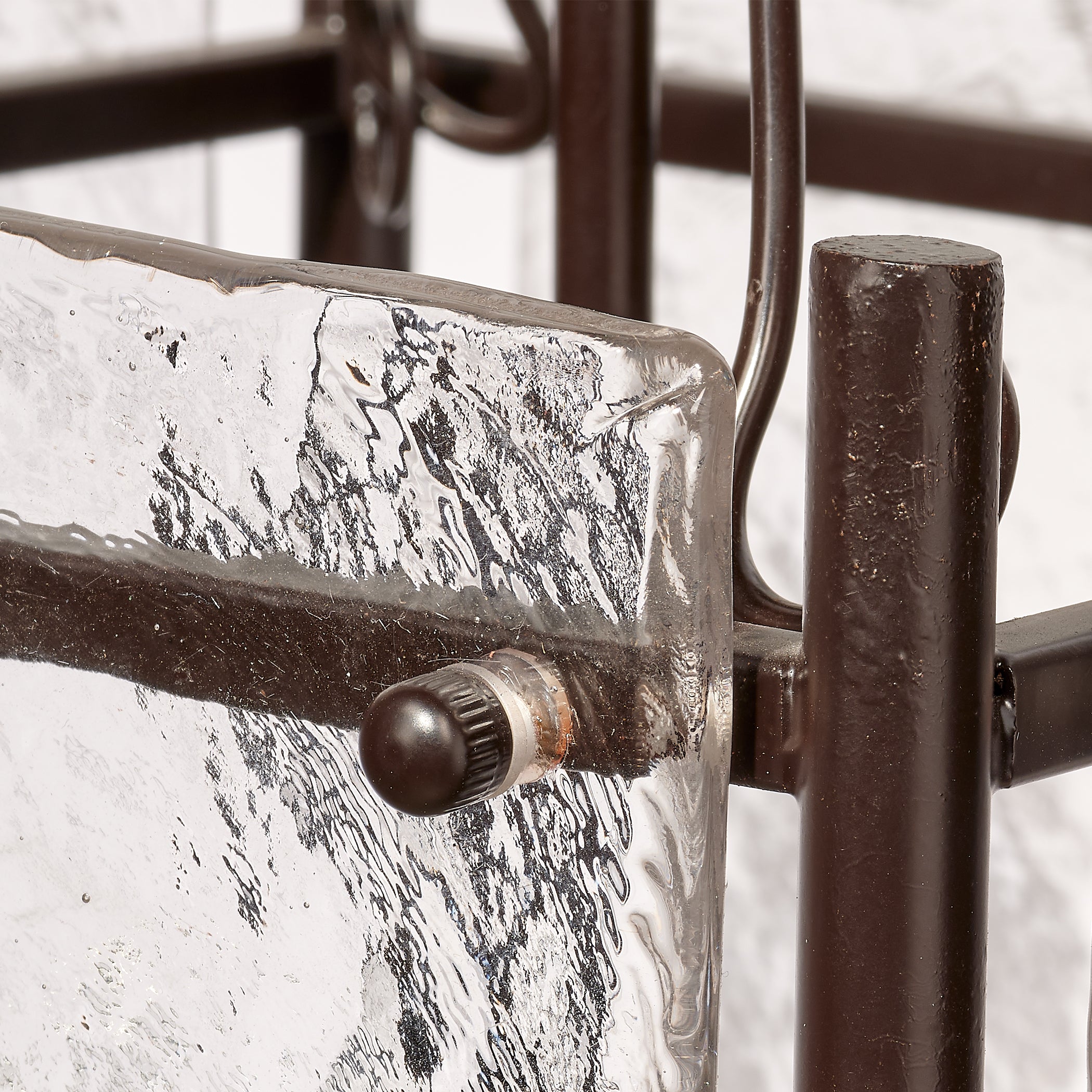 Glenn Small Square Metal 4-Light Chandelier by Jamie Young