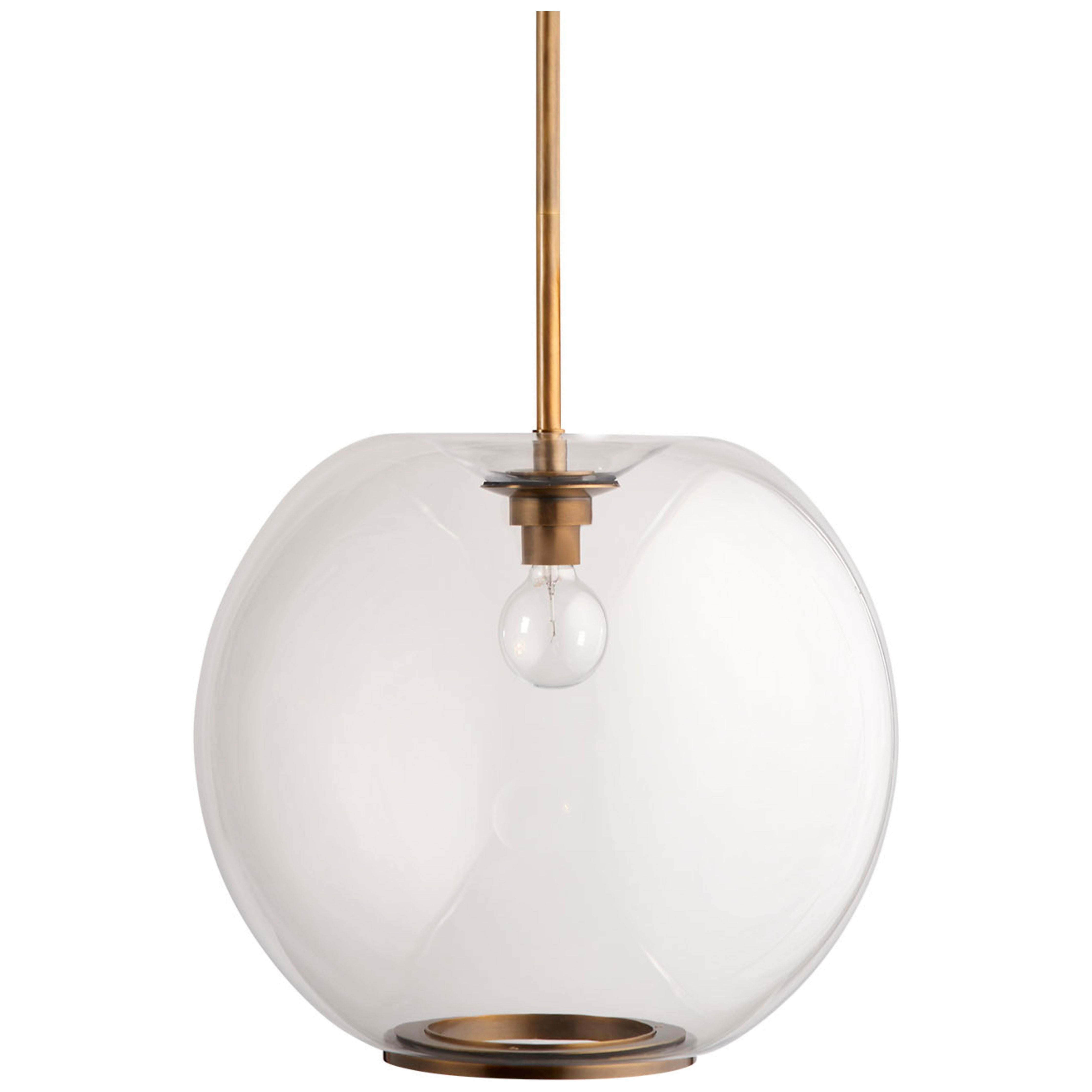 Helium 1-Light Blown Glass Pendant by Jamie Young