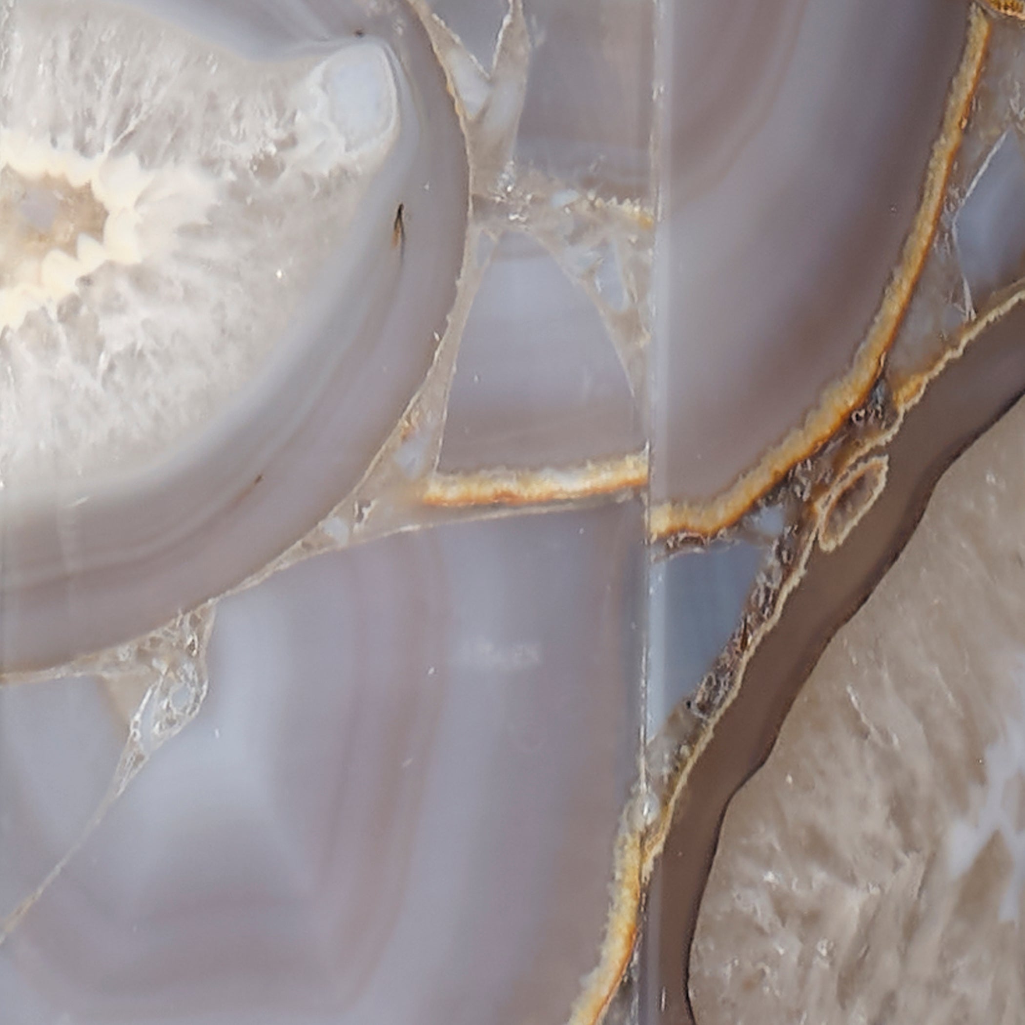 Hex Agate 1-Light Pendant by Jamie Young