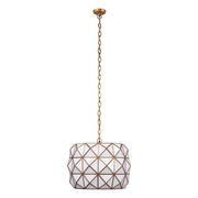 Hollywood 1-Light Glass and Metal Pendant by Jamie Young