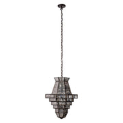 Imperial 1-Light Glass and Metal Pendant by Jamie Young