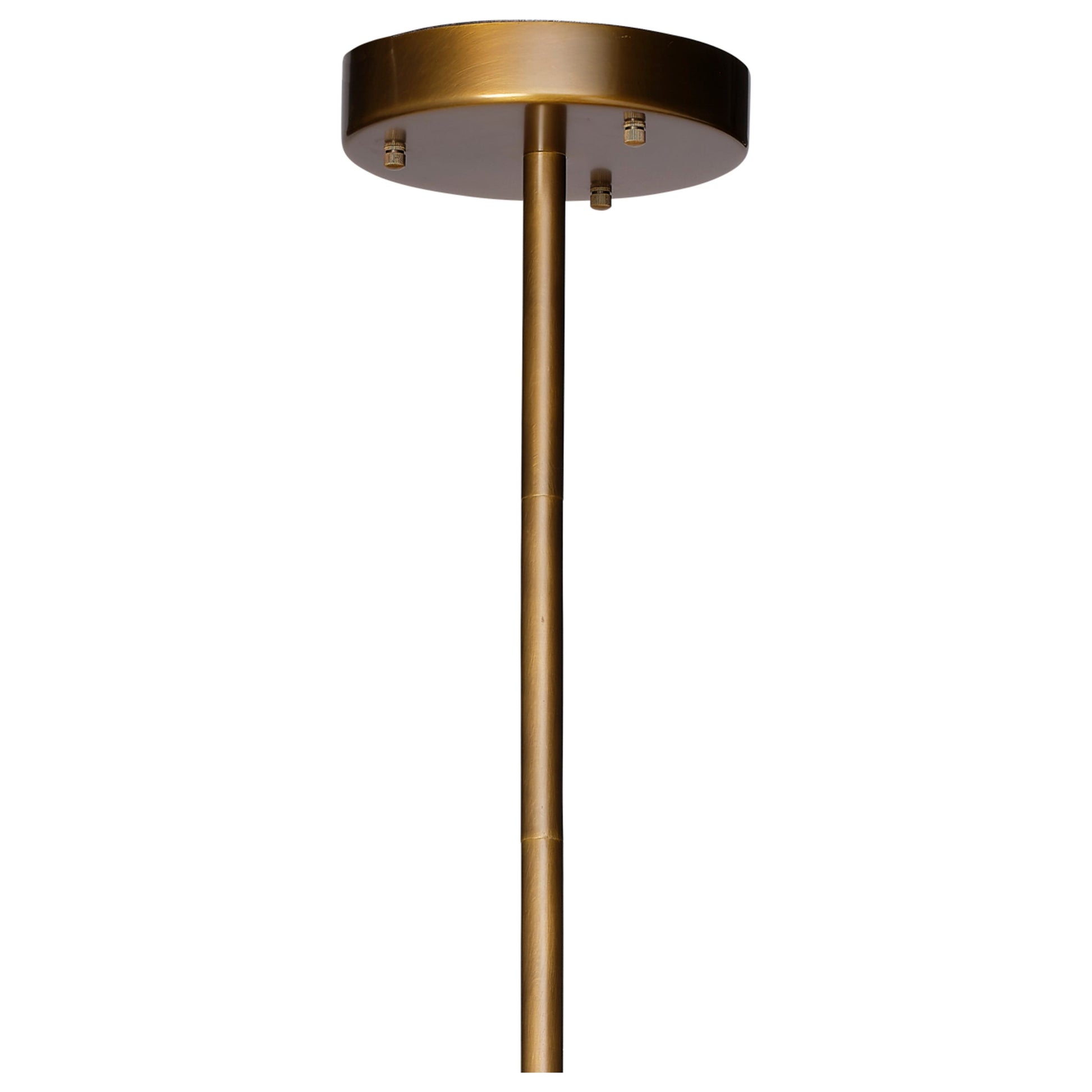 Kingdom Glass 6-Light Chandelier, Antique Brass by Jamie Young