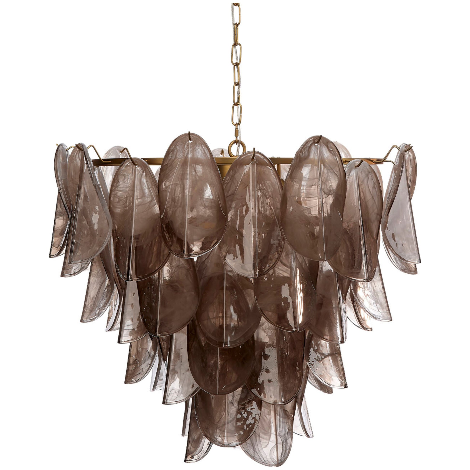 Magnolia 10-Light Quartz Glass Chandelier by Jamie Young