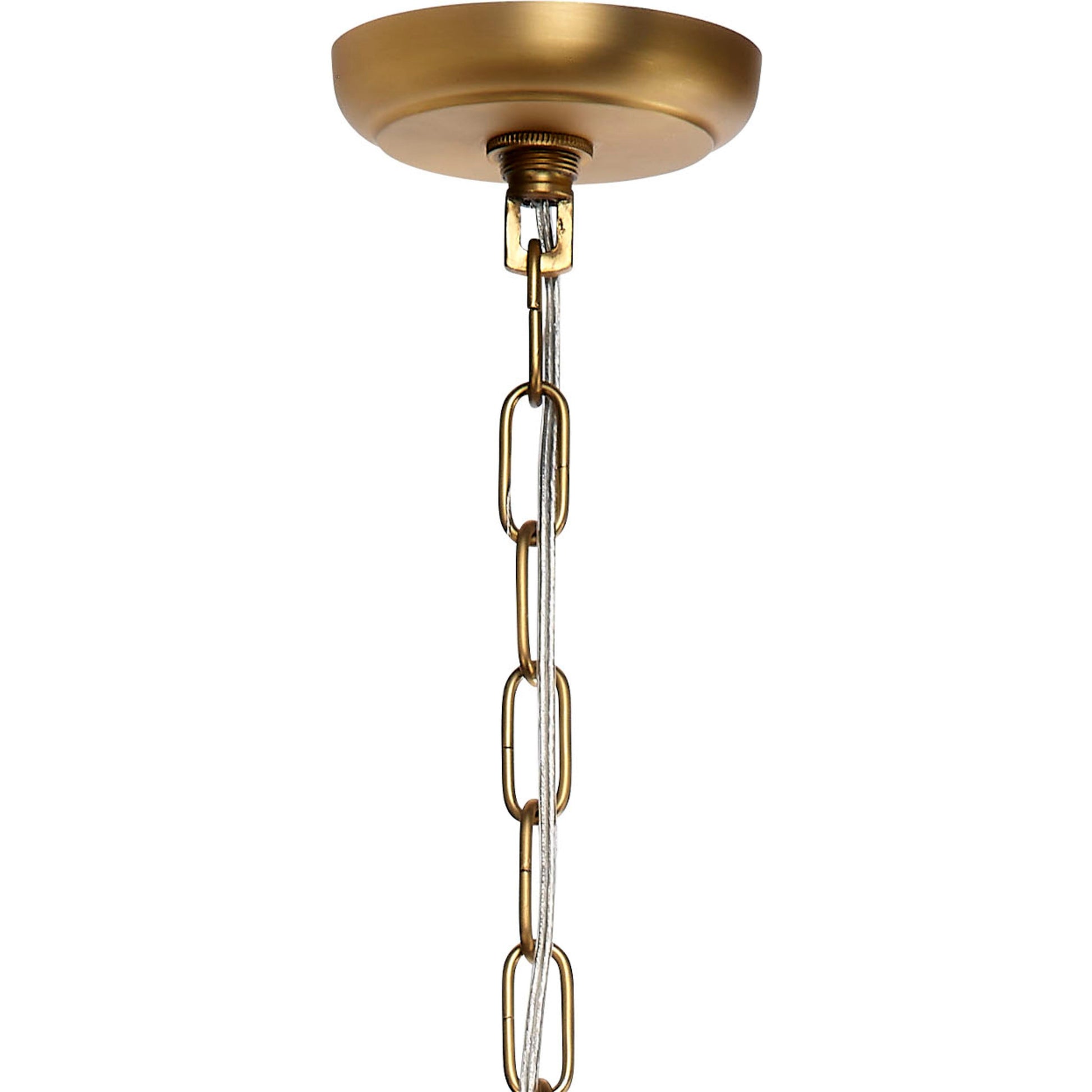 Magnolia 10-Light Quartz Glass Chandelier by Jamie Young