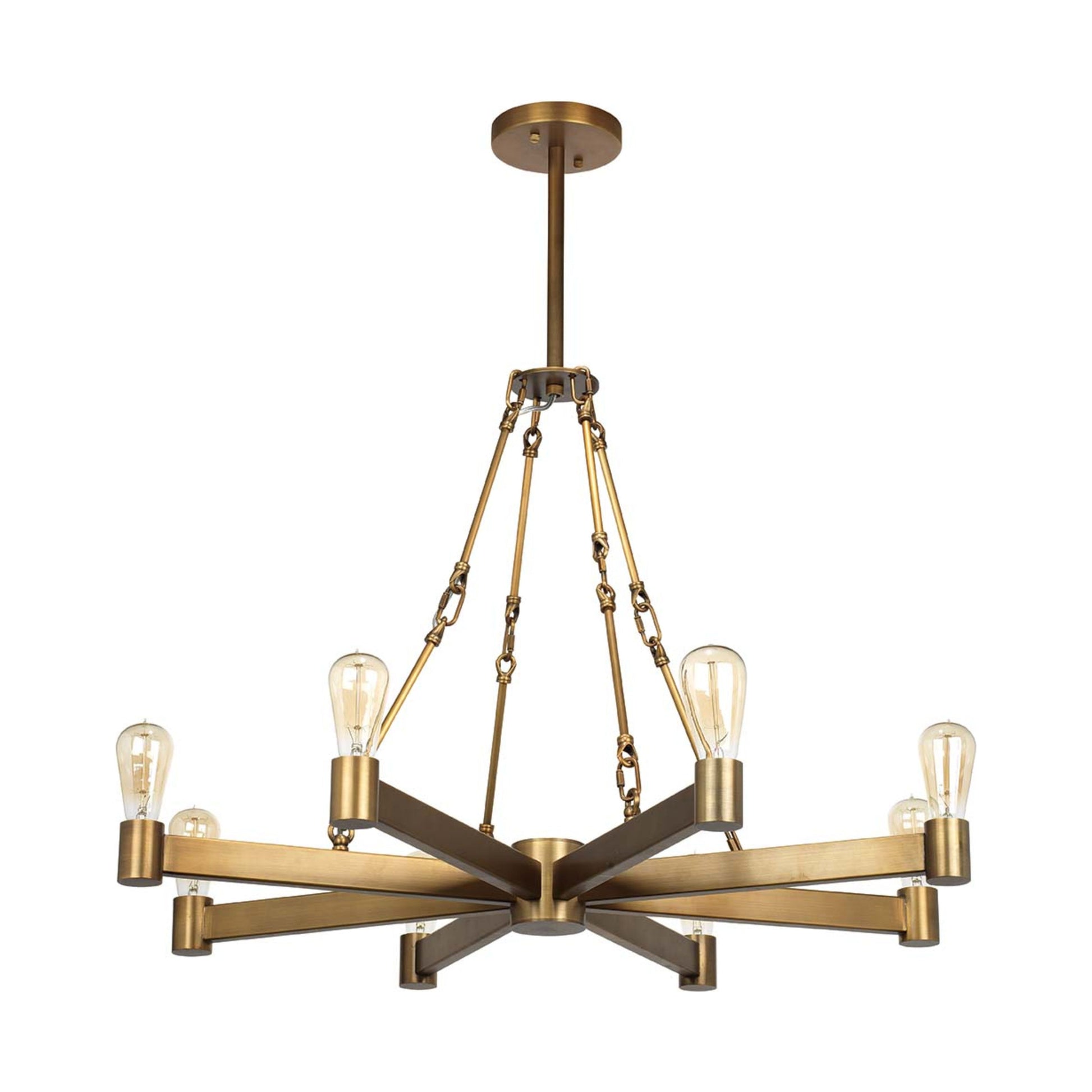 Manchester 8-Light Metal Chandelier by Jamie Young