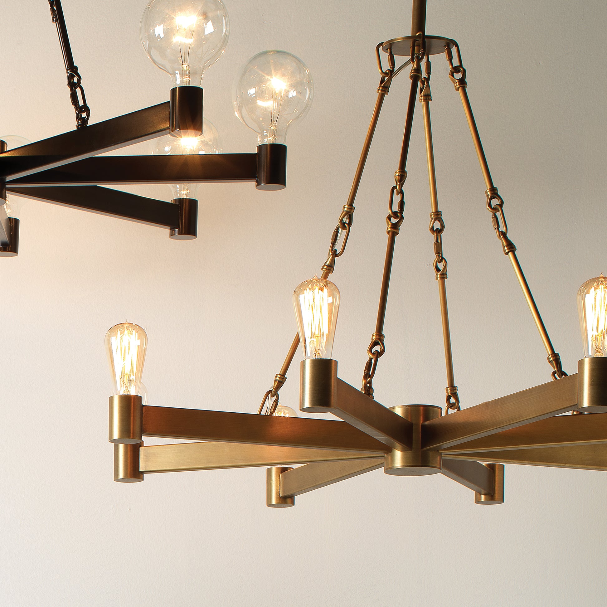 Manchester 8-Light Metal Chandelier by Jamie Young