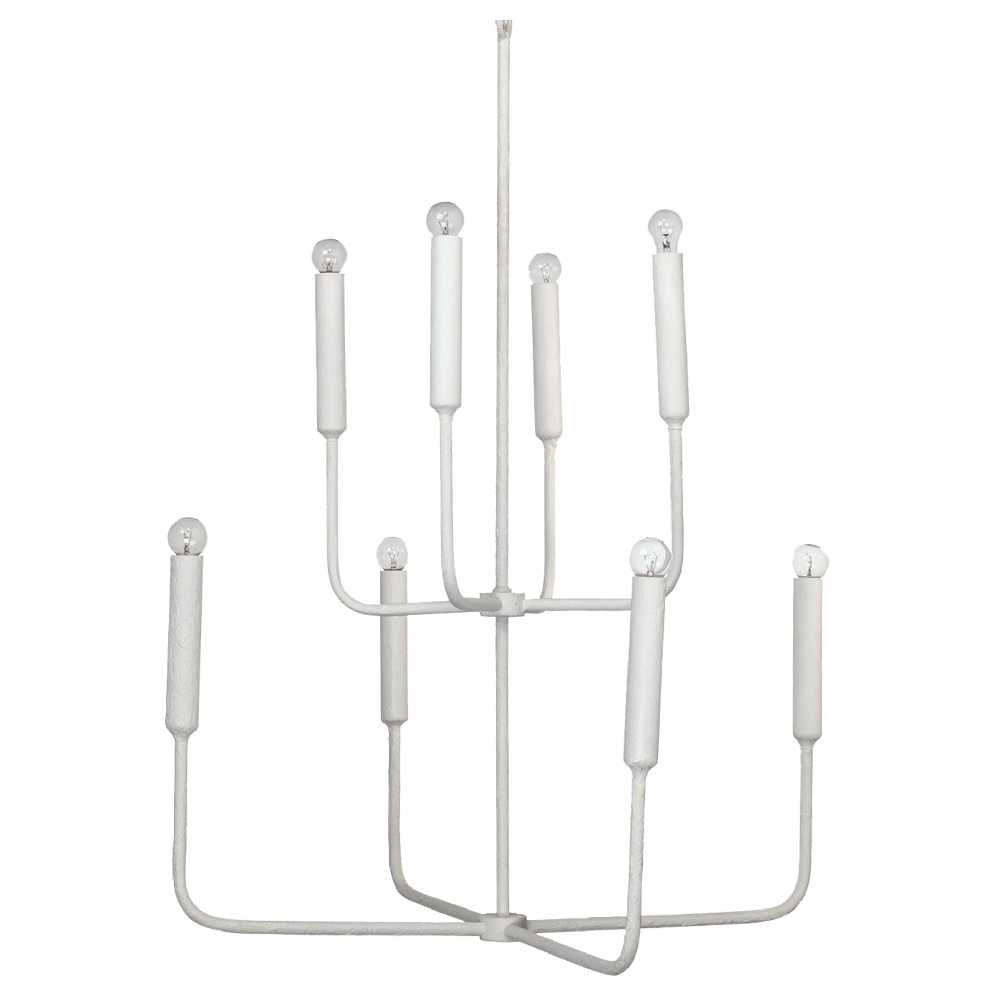 Mercer Two-Tier Gesso Chandelier by Jamie Young