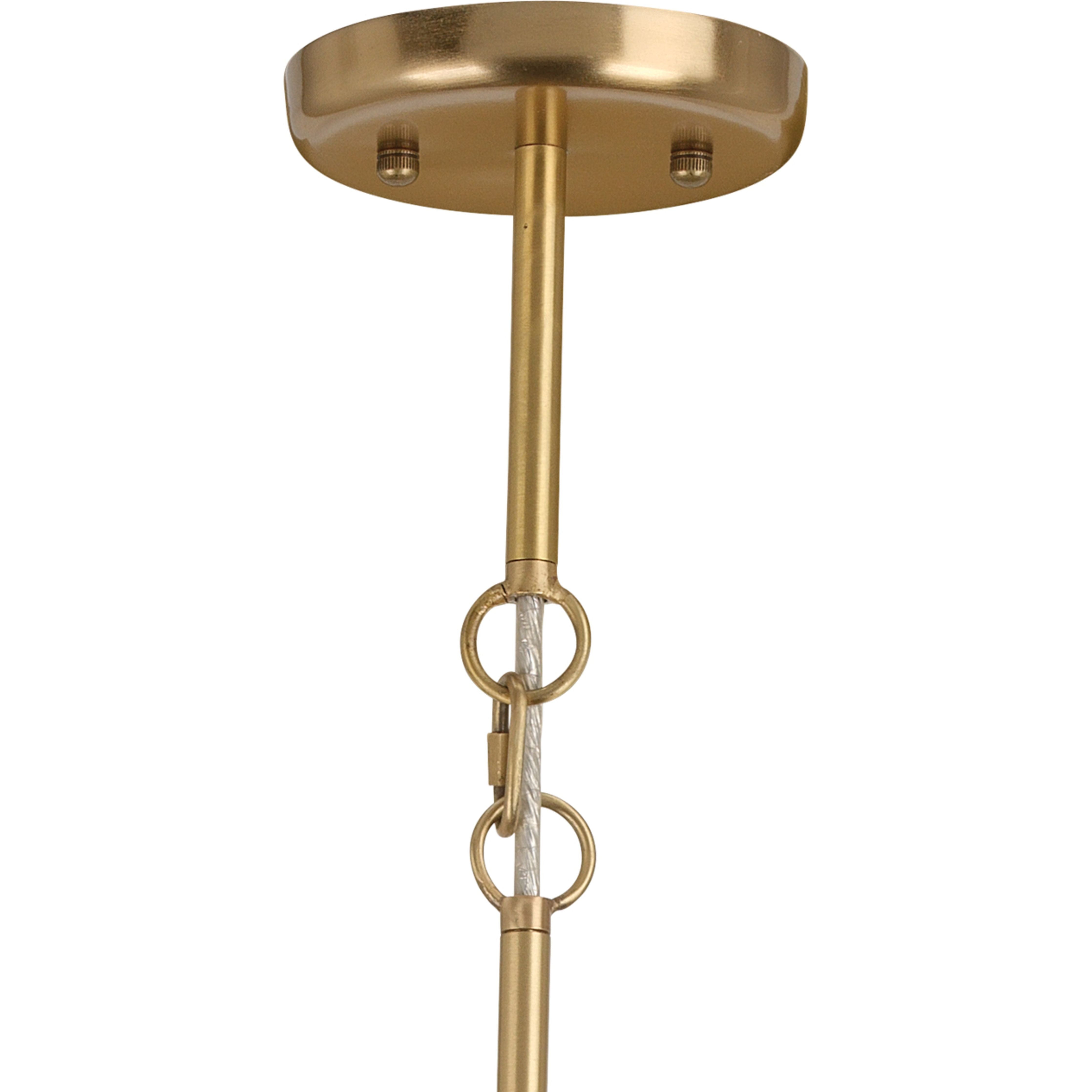 Nara 1-Light Pendant, Antique Brass by Jamie Young