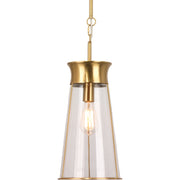 Nara 1-Light Pendant, Antique Brass by Jamie Young