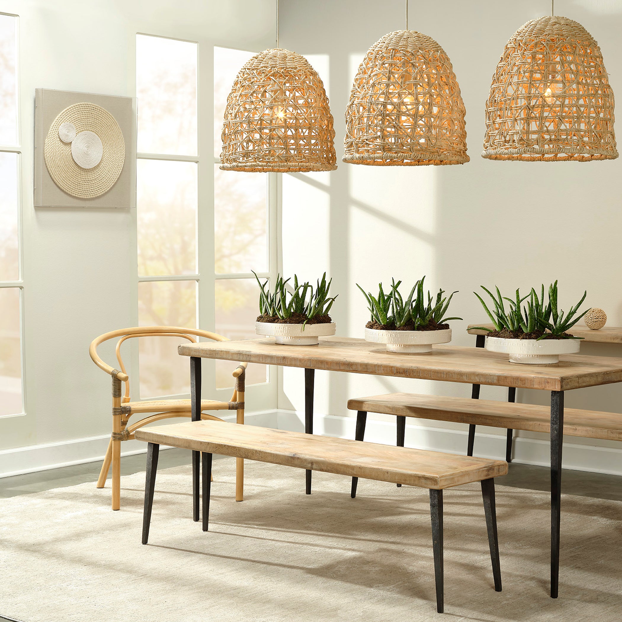Netted 1-Light Pendant by Jamie Young