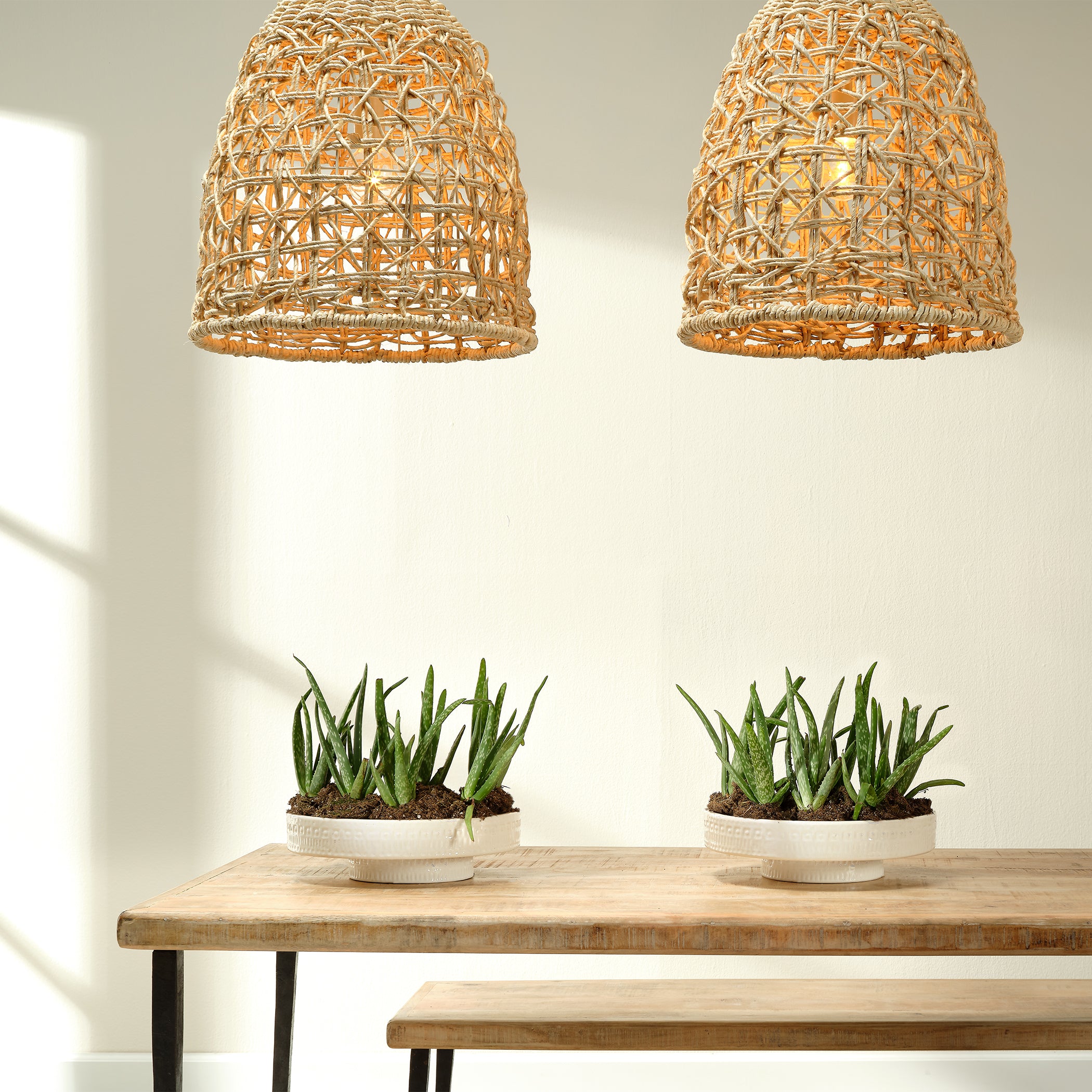Netted 1-Light Pendant by Jamie Young