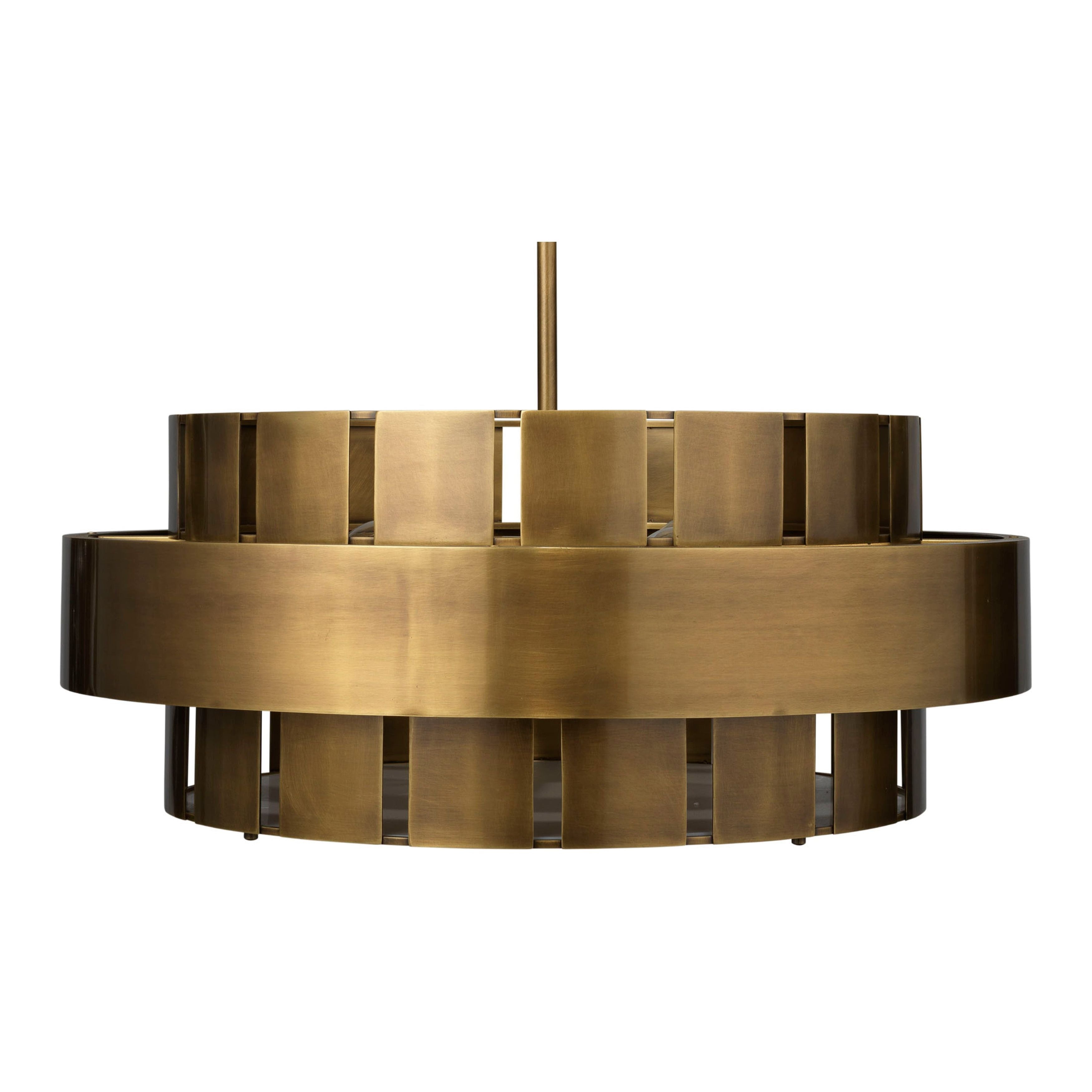 Orbit Steel 4-Light Chandelier by Jamie Young