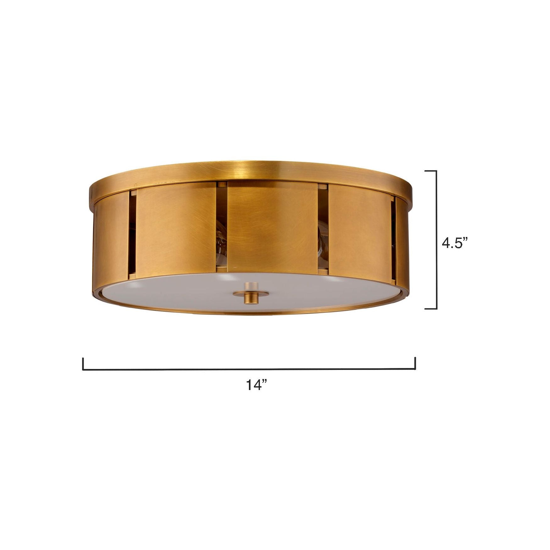 Orbit Metal Flush Mount Ceiling Light, Small by Jamie Young