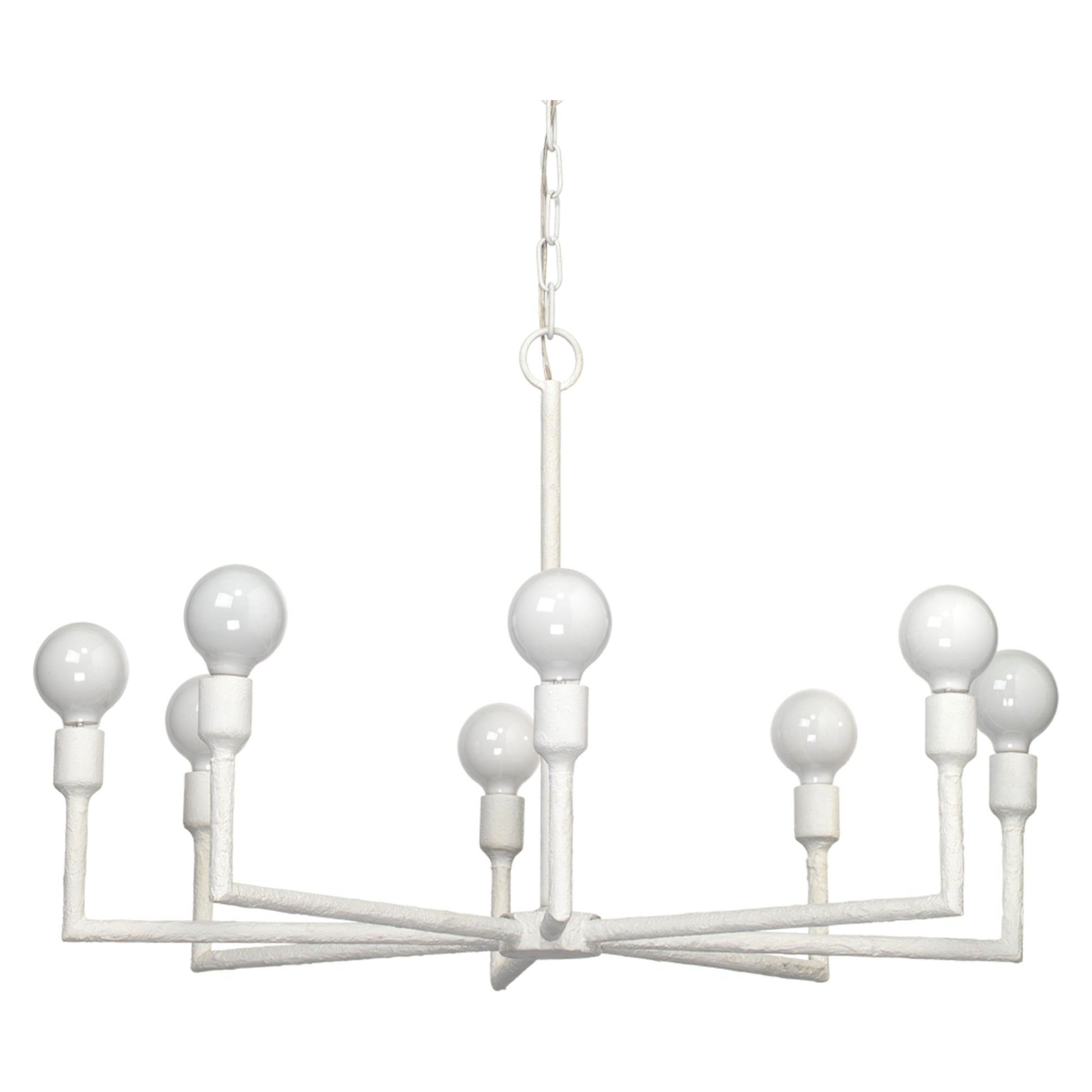 Park 8-Light Gesso Chandelier by Jamie Young