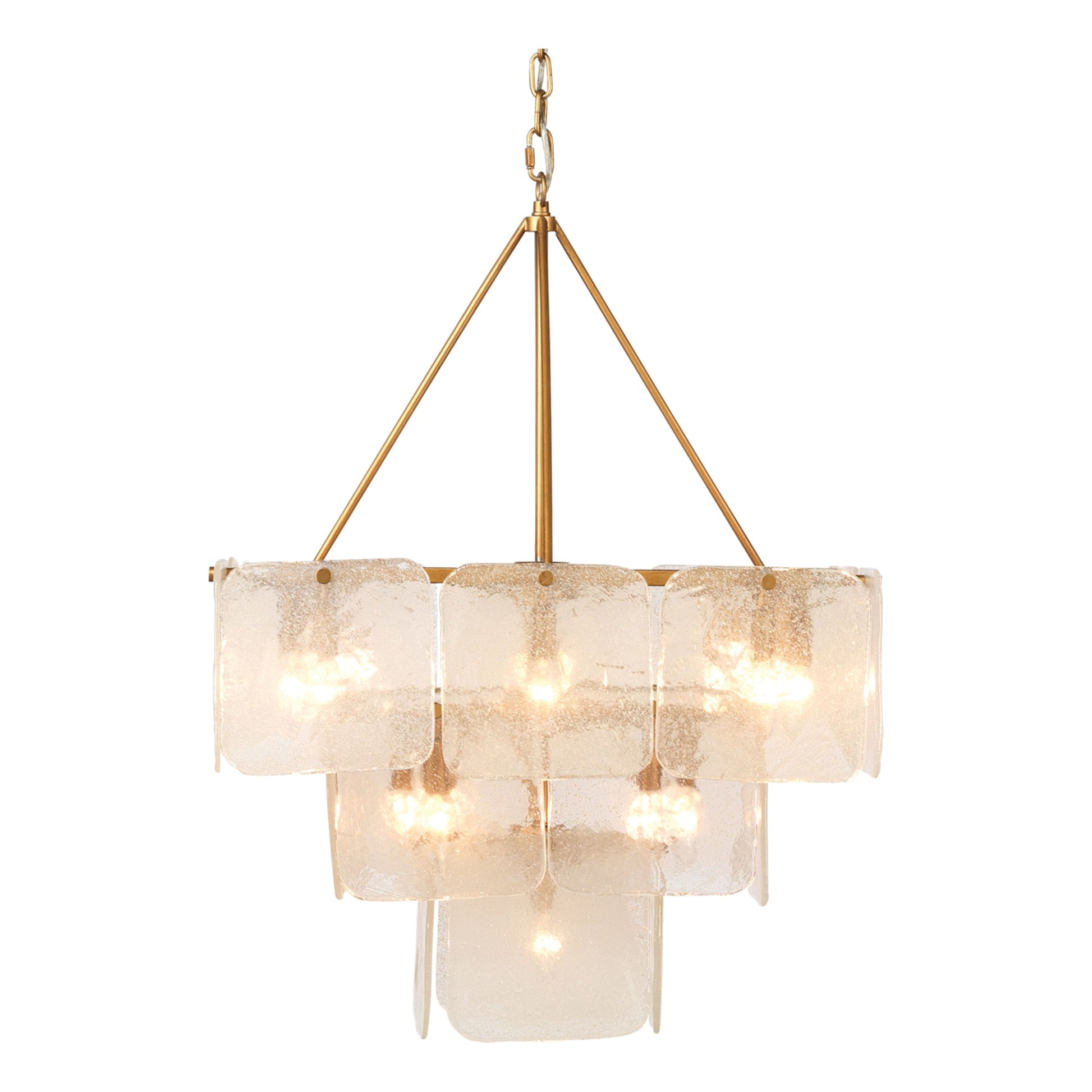 Perignon Three Tier Iron Chandelier by Jamie Young