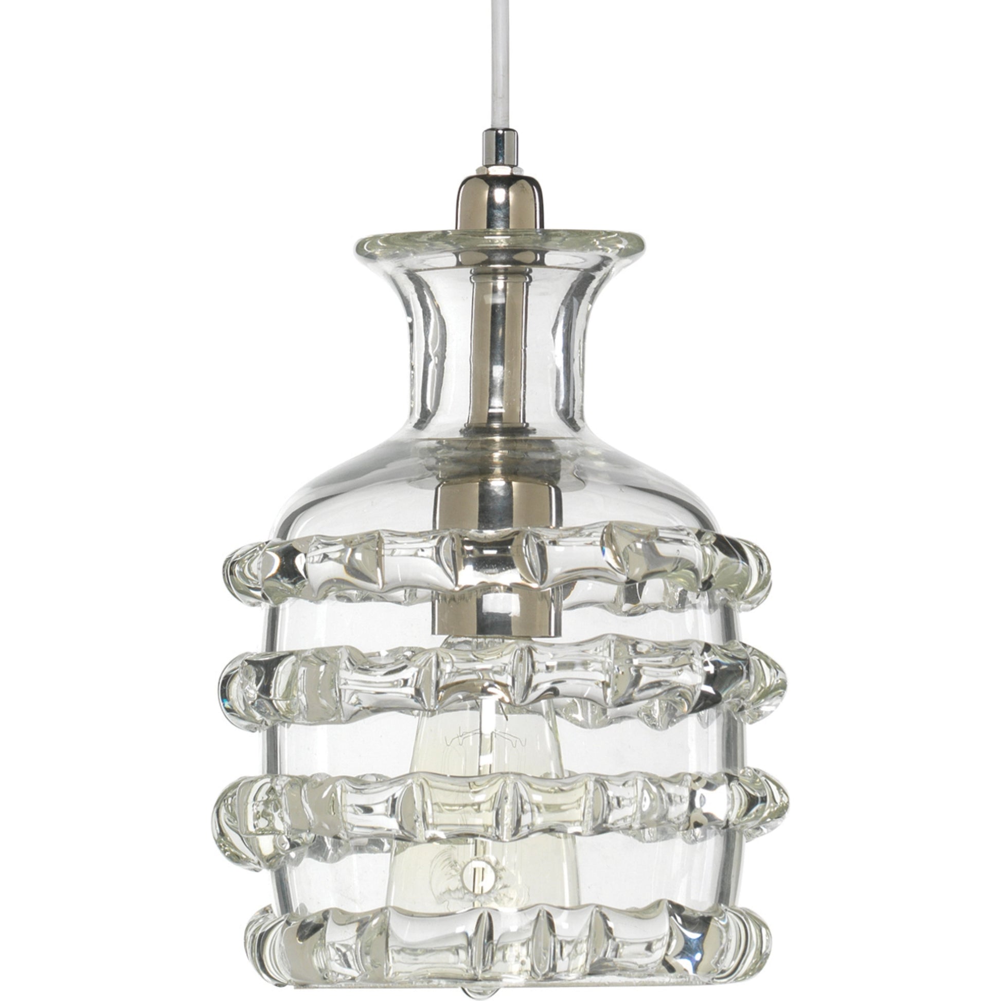 Ribbon 1-Light Glass Pendant by Jamie Young