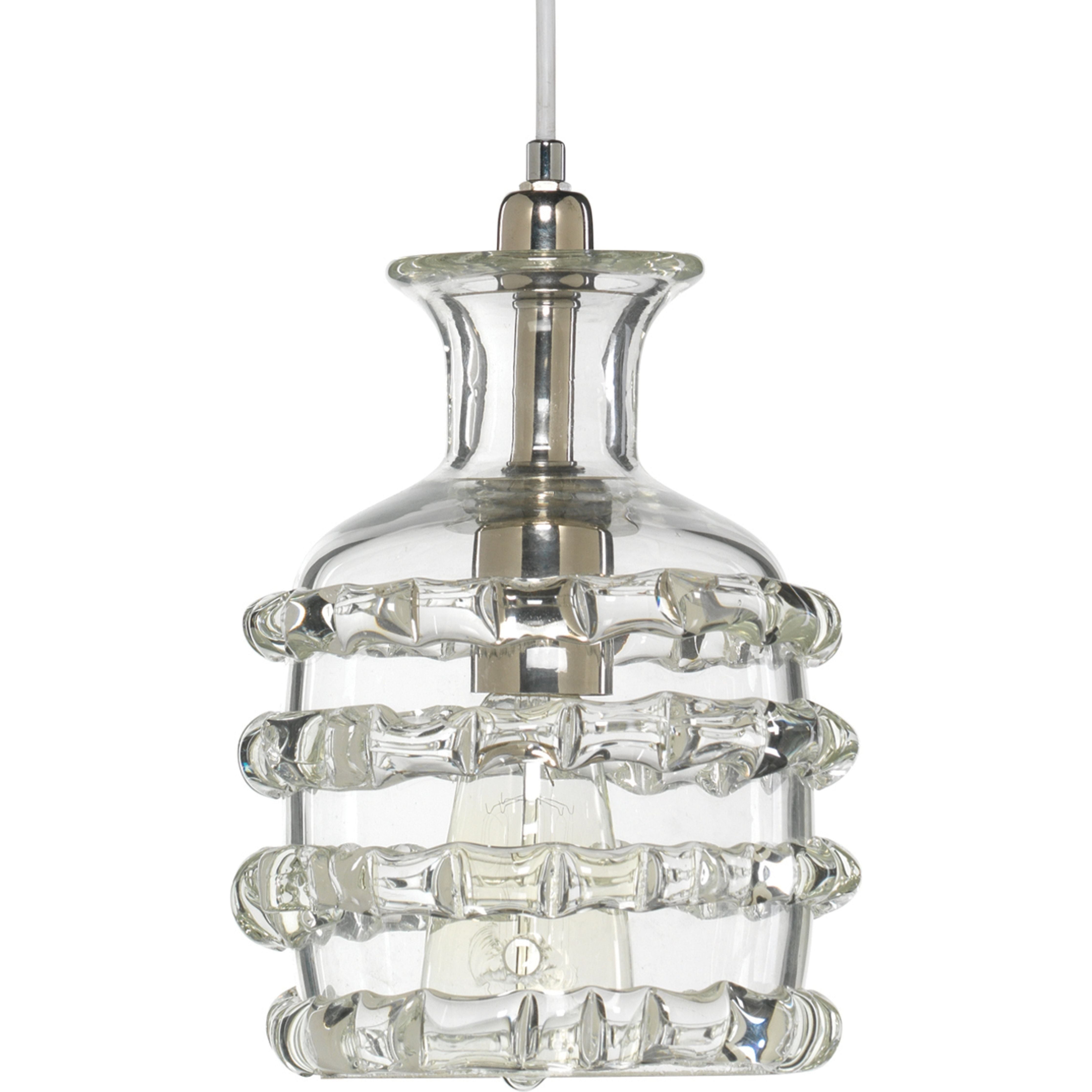 Ribbon 1-Light Glass Pendant by Jamie Young