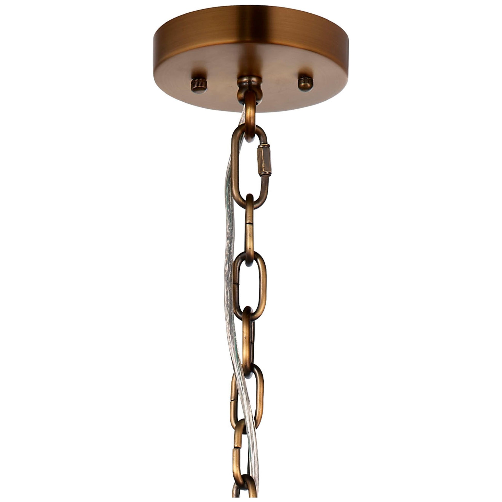 Scalloped 1-Light Pendant, Raffia by Jamie Young