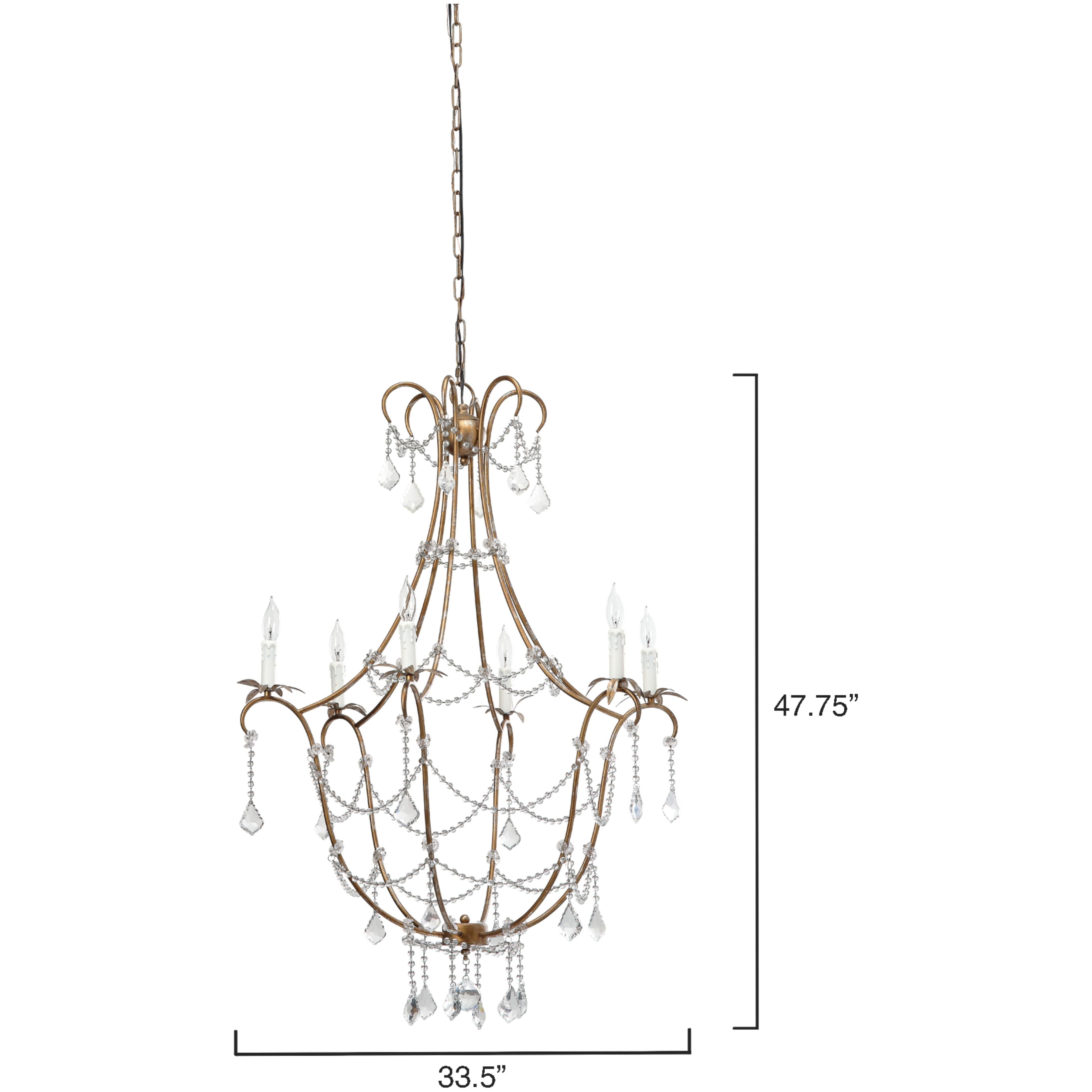 Scarlett Crystal Chandelier by Jamie Young
