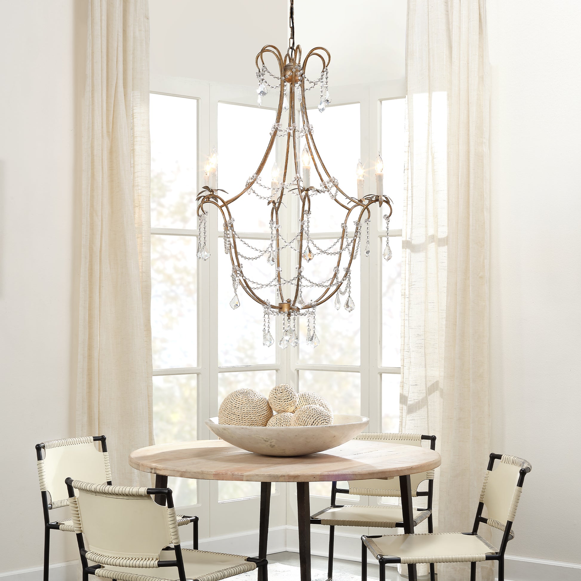 Scarlett Crystal Chandelier by Jamie Young