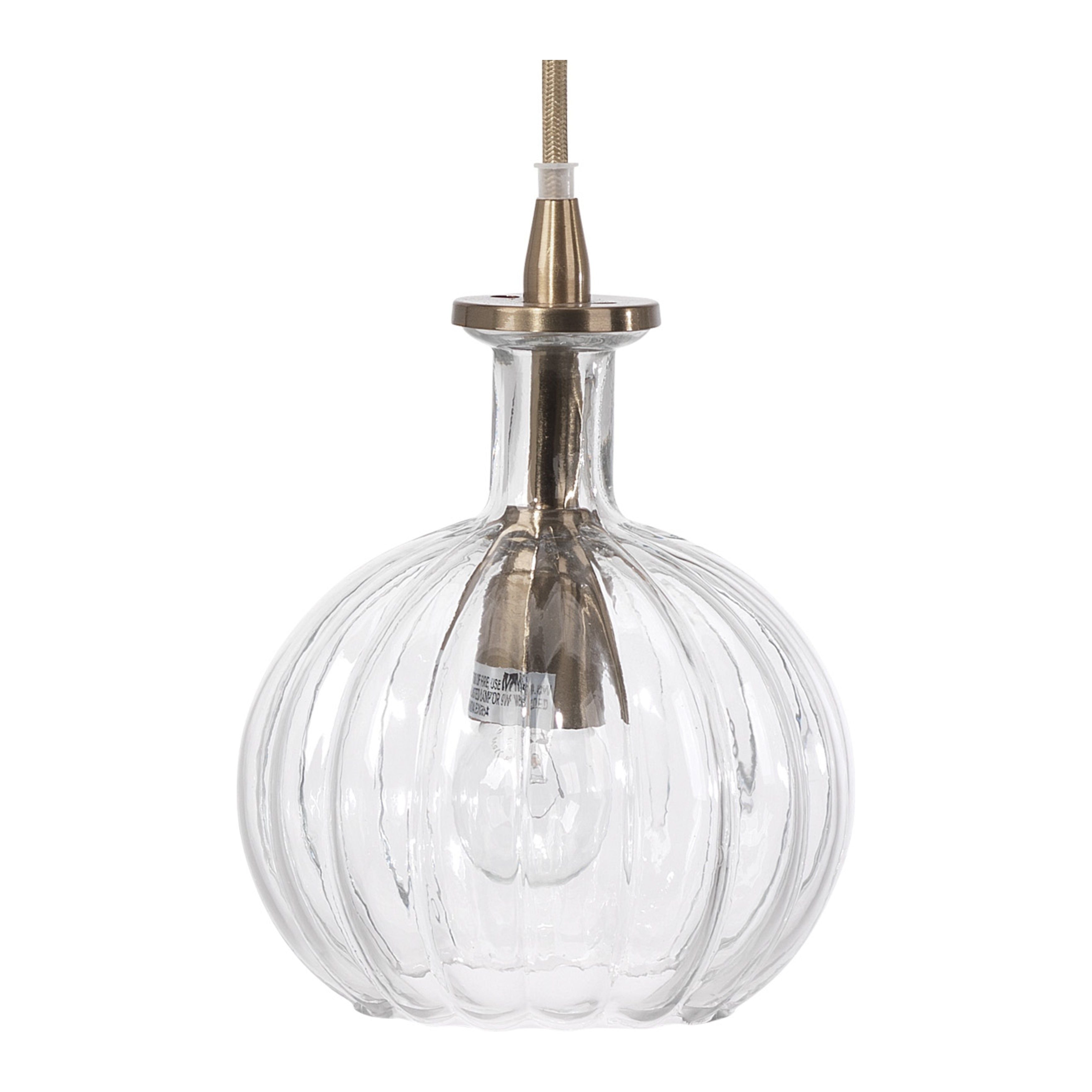 Sophia Carafe 1-Light Glass Pendant by Jamie Young