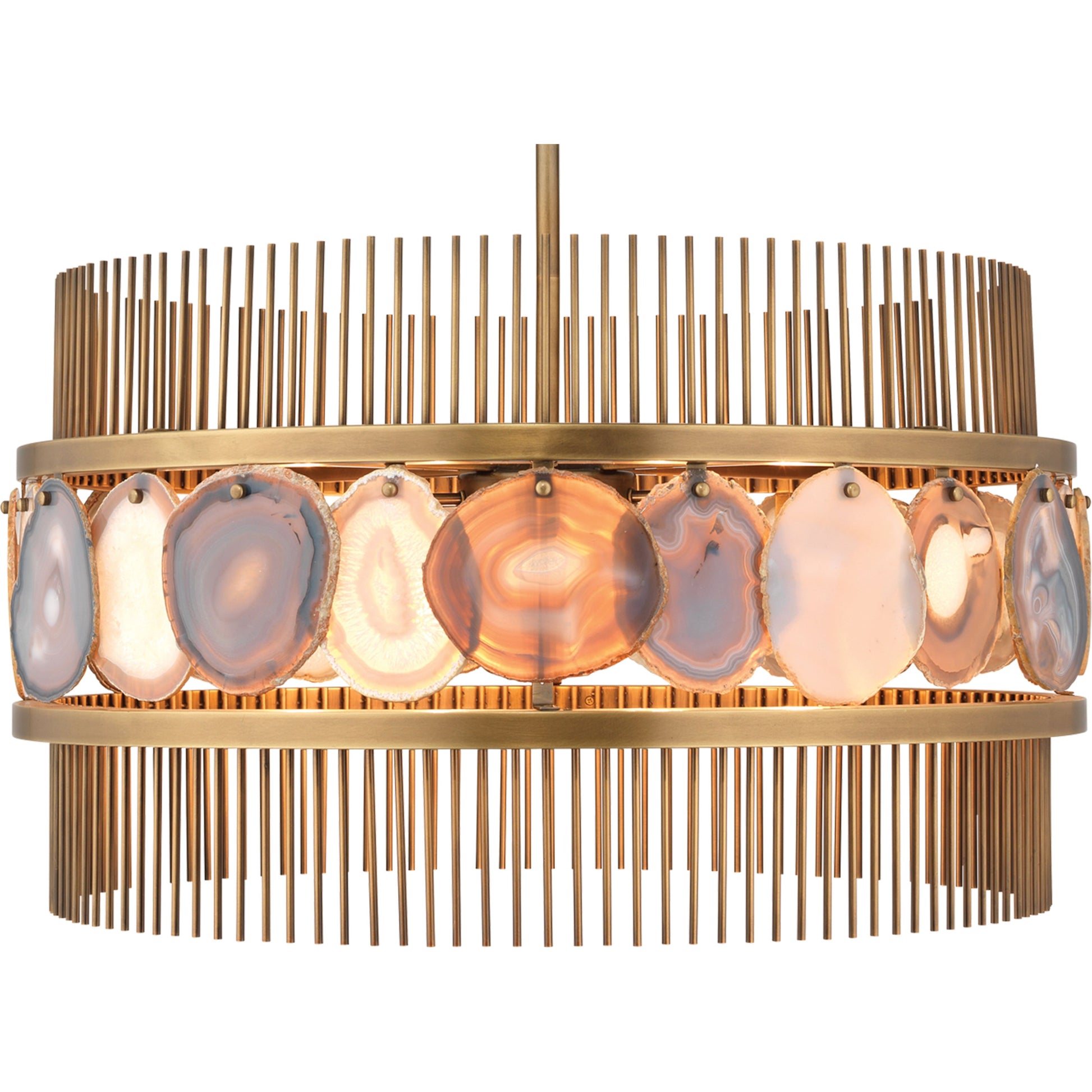 Upsala Agate 8-Light Chandelier by Jamie Young