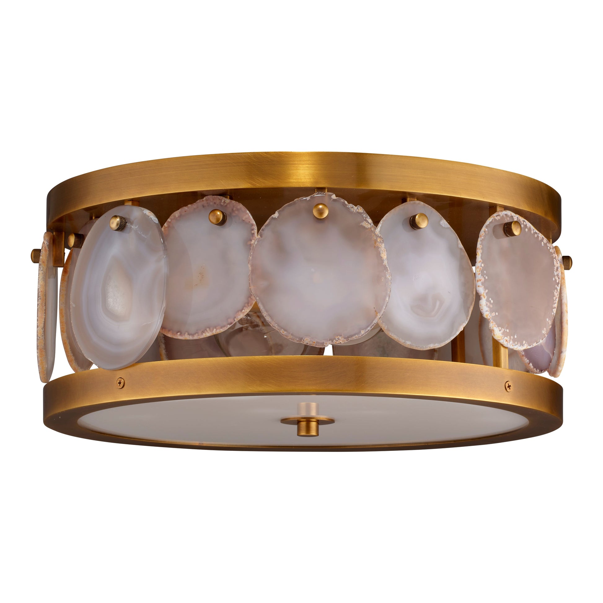 Upsala Agatge Flush Mount Ceiling Light, Small by Jamie Young