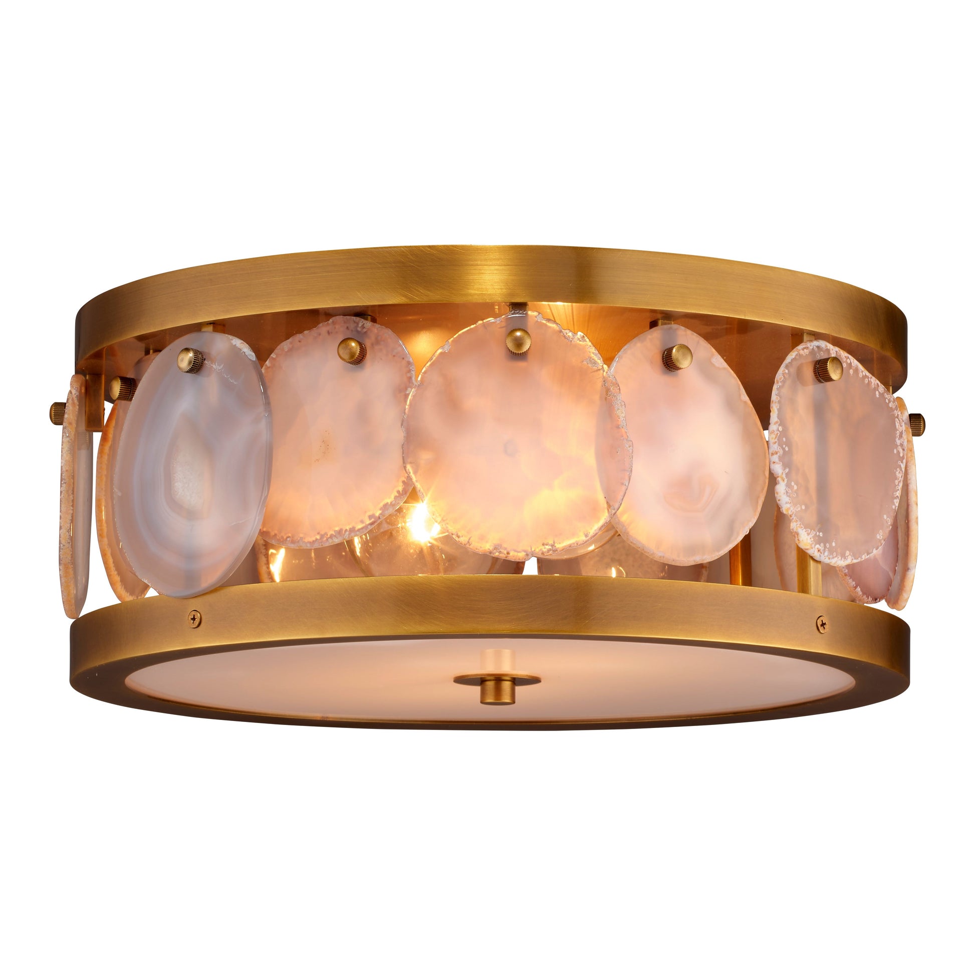 Upsala Agatge Flush Mount Ceiling Light, Small by Jamie Young