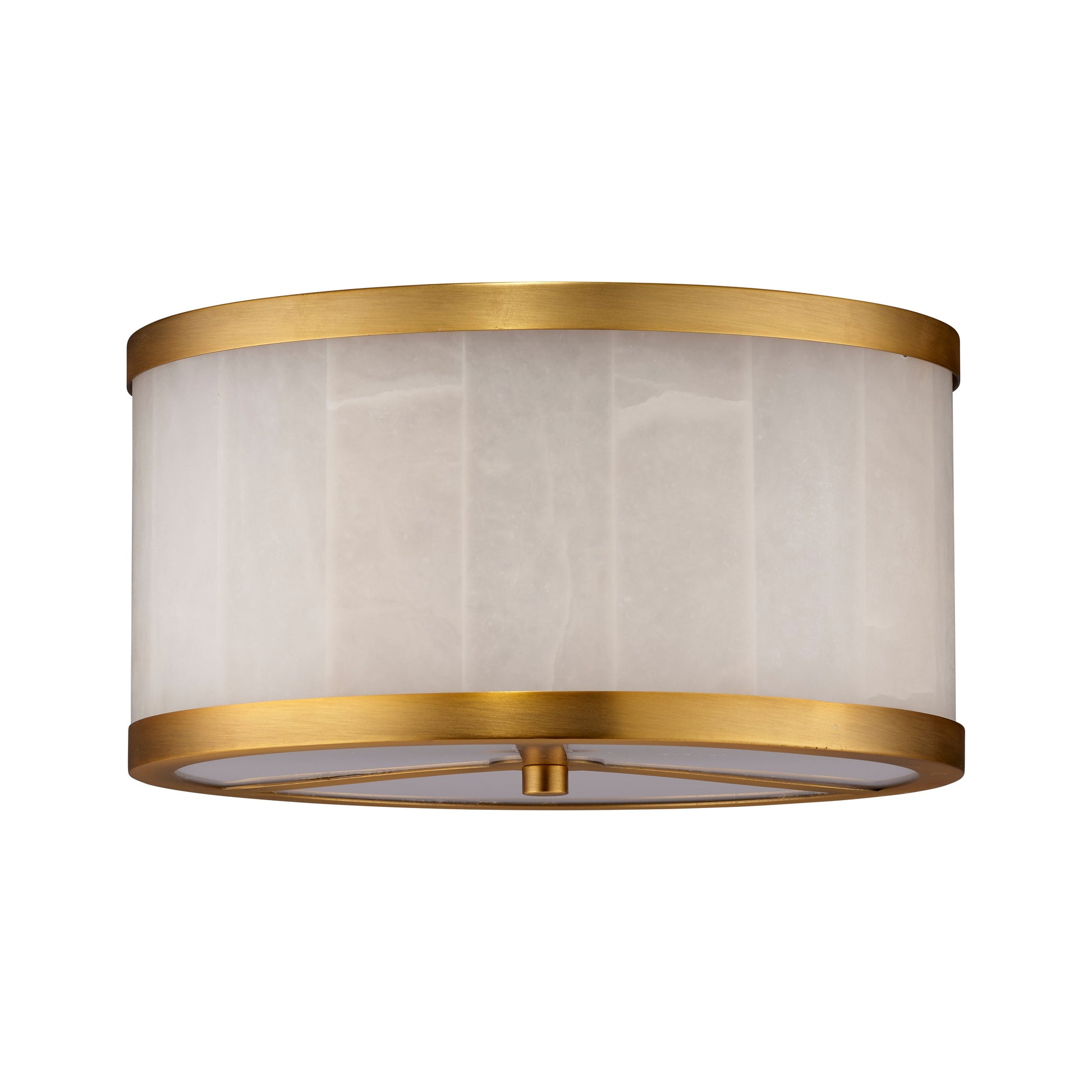 Upsala Alabaster Flush Mount Ceiling Light, Small by Jamie Young