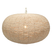 Whirlpool Beaded Wood 3-Light Pendant by Jamie Young