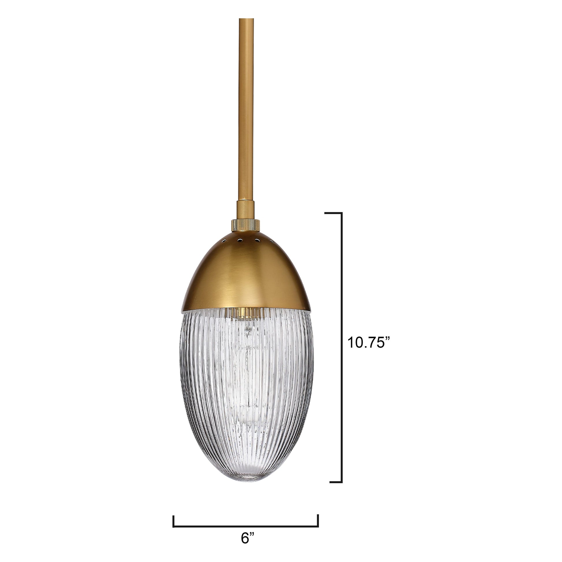 Whitworth 1-Light Pendant, Small by Jamie Young