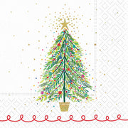 Christmas Tree Magic Beverage Napkins by Design Design