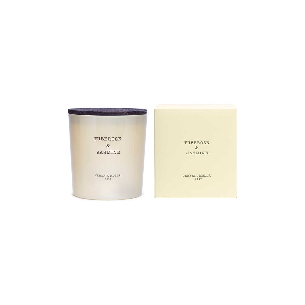 Tuberose & Jasmine XL 3-Wick Candle – 21 oz by Cereria Molla