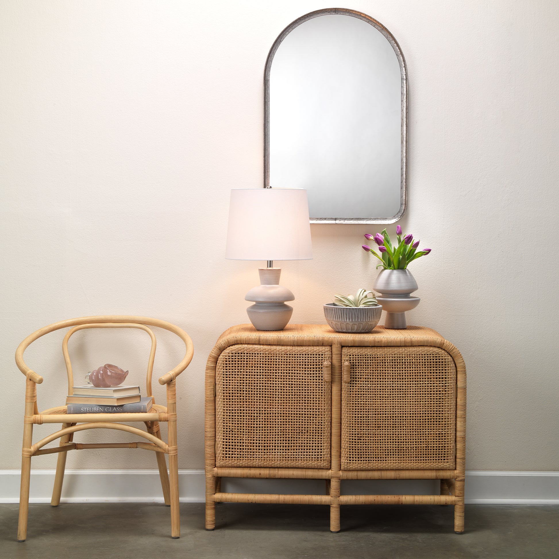 Arch Iron Wall Mirror by Jamie Young
