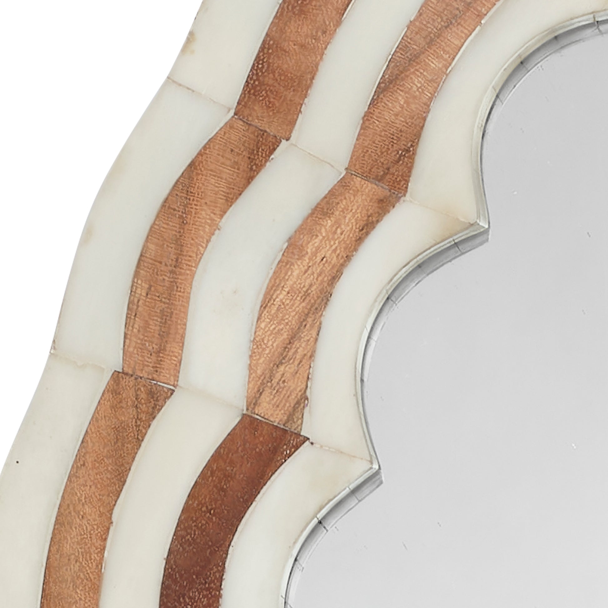 Bardot Bone & Wood Arch Wall Mirror by Jamie Young